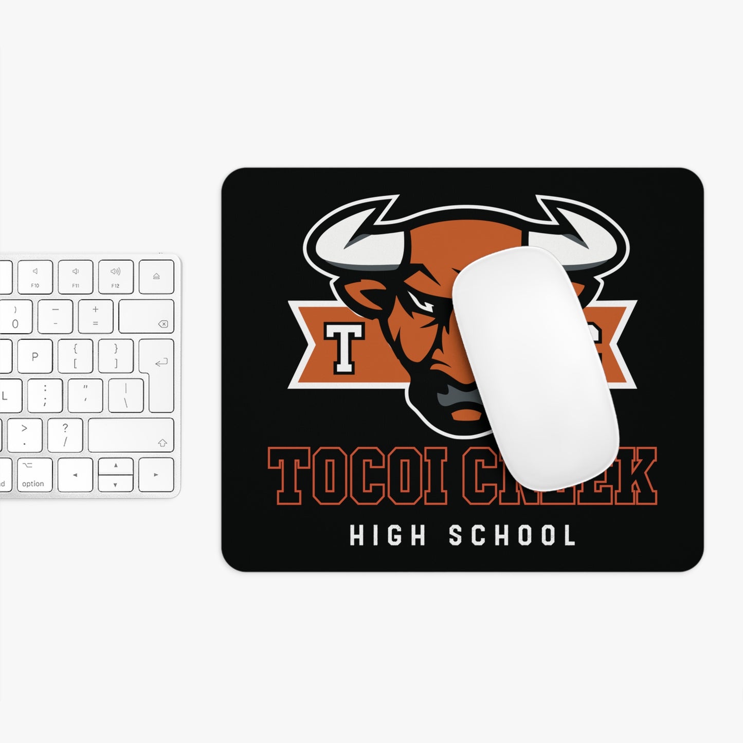 Tocoi Creek High School Mouse Pad – Toro Mascot Desk Mat (Round or Rectangle)
