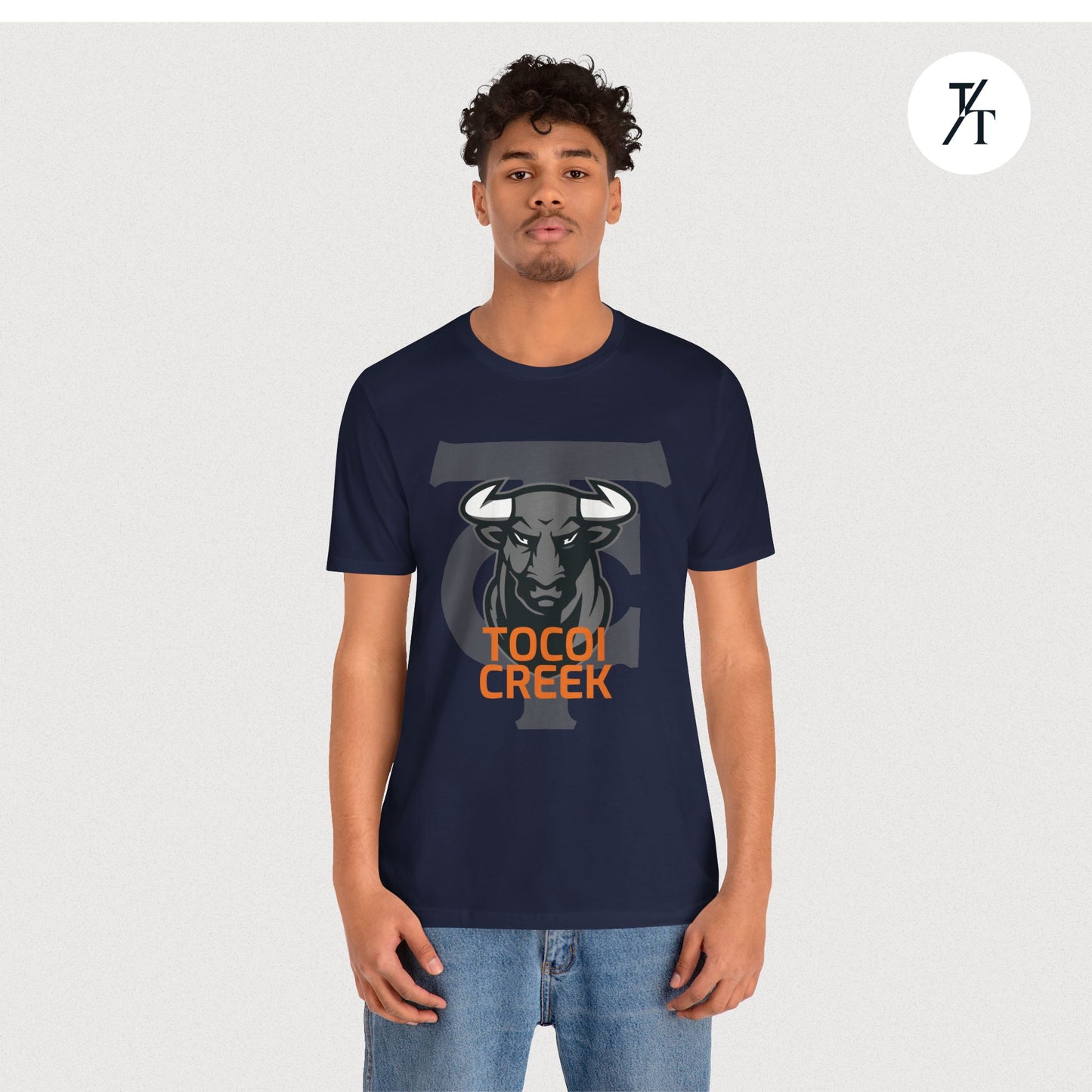Mono Shadow Toro Tee – Tocoi Creek High School Bull Shirt