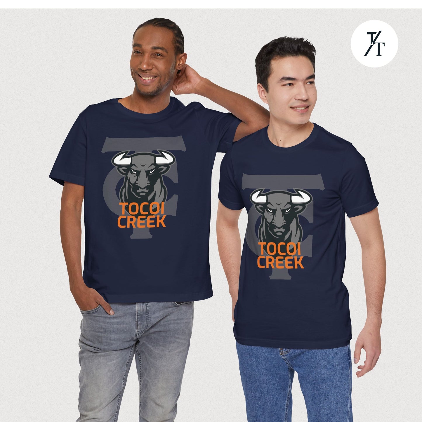 Mono Shadow Toro Tee – Tocoi Creek High School Bull Shirt