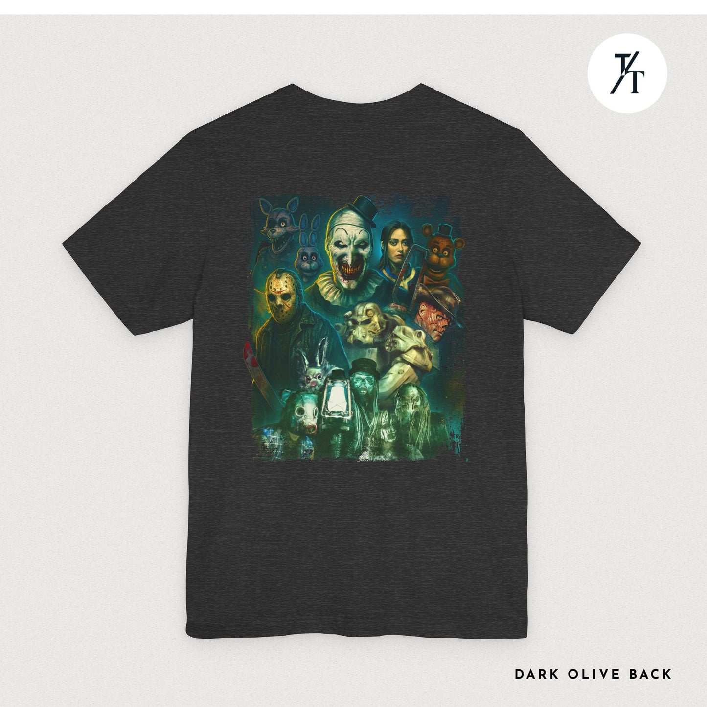 Exclusive Universal Studios Halloween Horror Nights 2025 Two-sided Original Design Horror Ensemble T-shirt