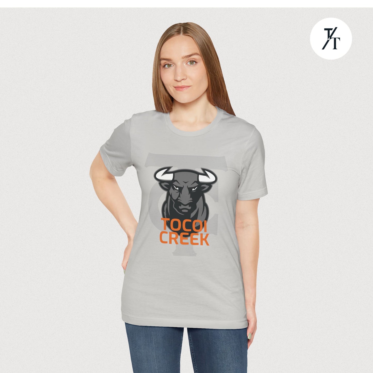 Mono Shadow Toro Tee – Tocoi Creek High School Bull Shirt