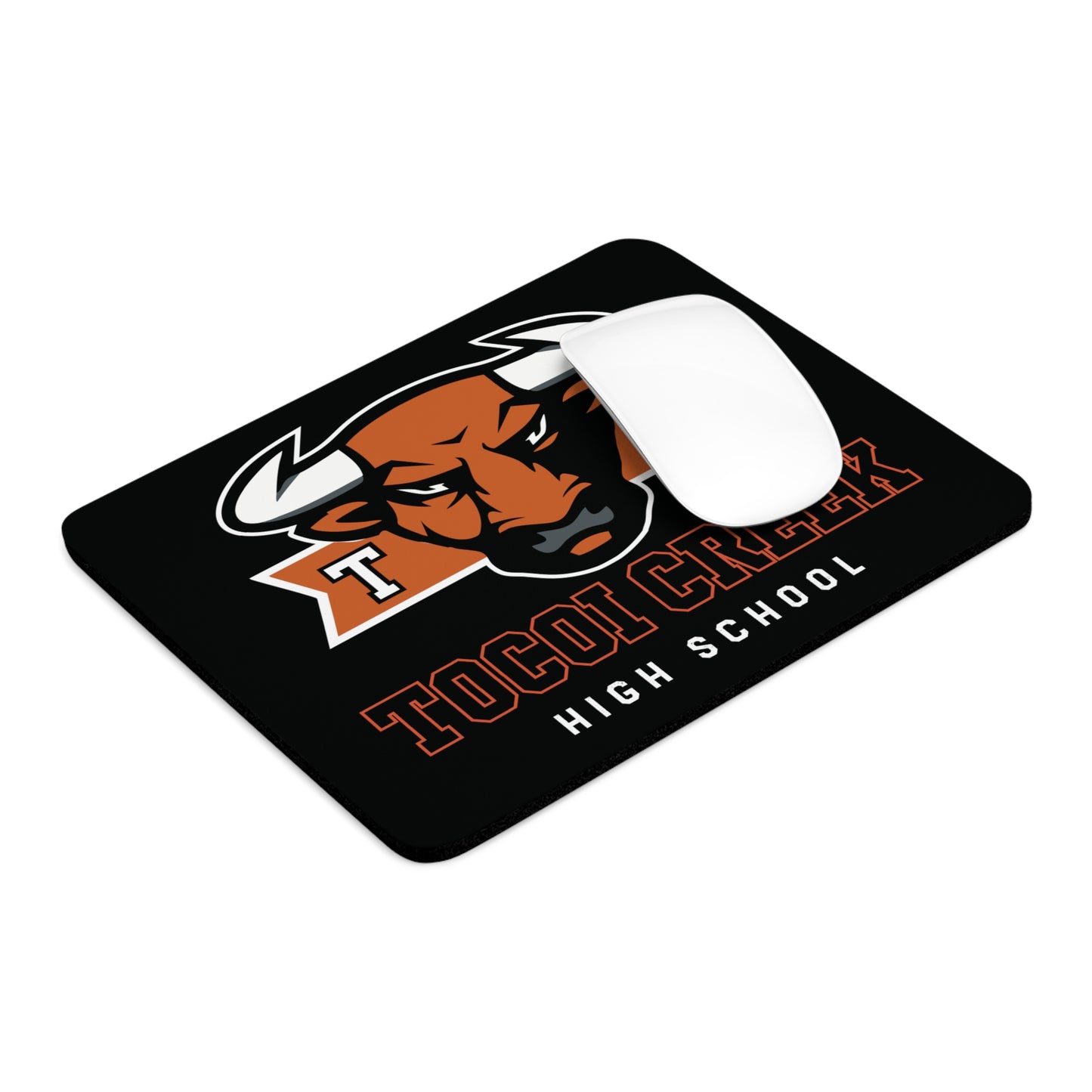 Tocoi Creek High School Mouse Pad – Toro Mascot Desk Mat (Round or Rectangle)