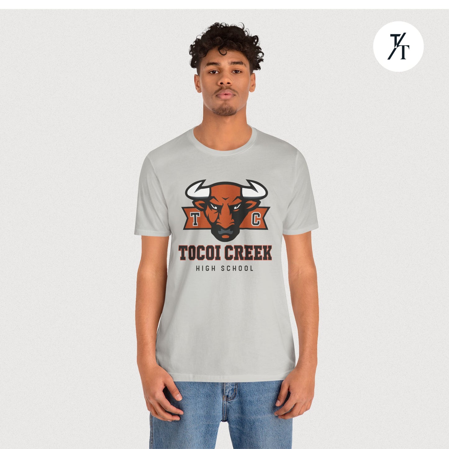 TC Toro Block Head Tee – Tocoi Creek High School Spirit Shirt