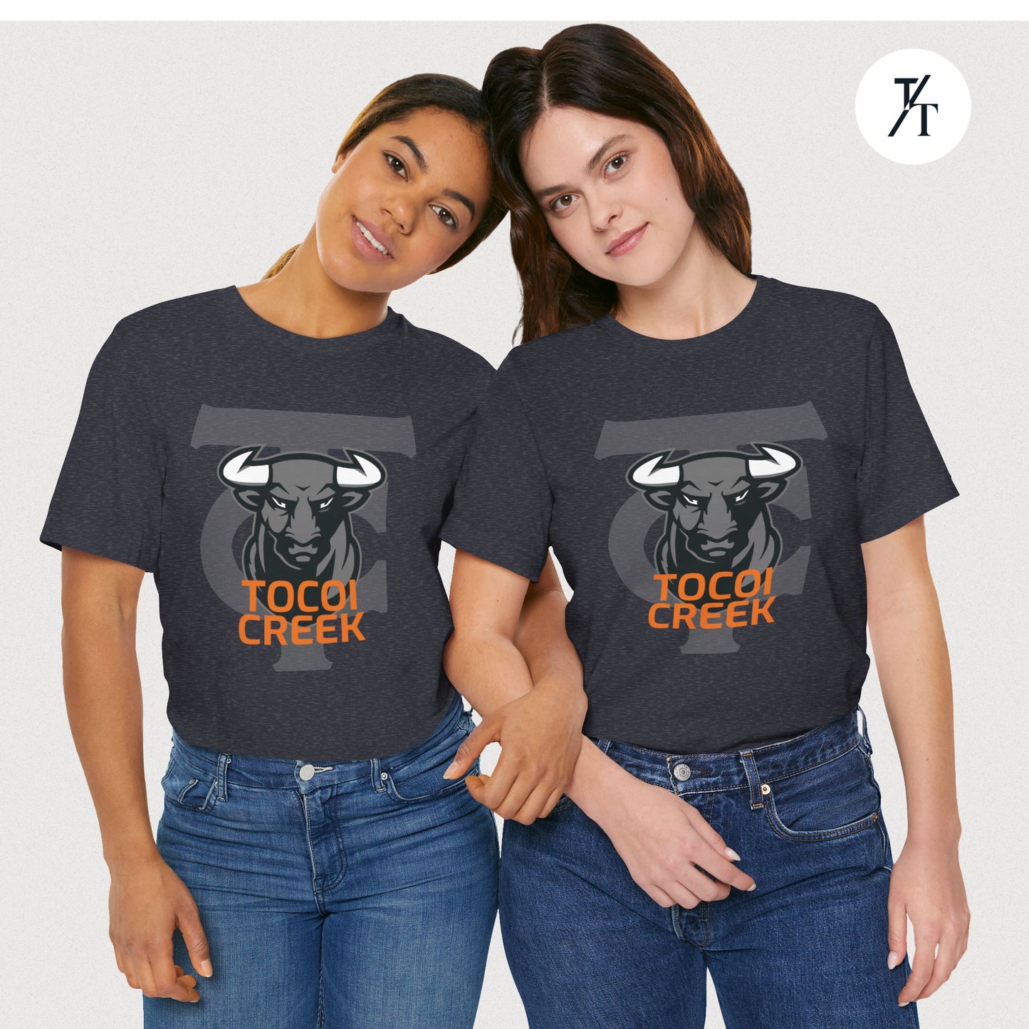 Mono Shadow Toro Tee – Tocoi Creek High School Bull Shirt