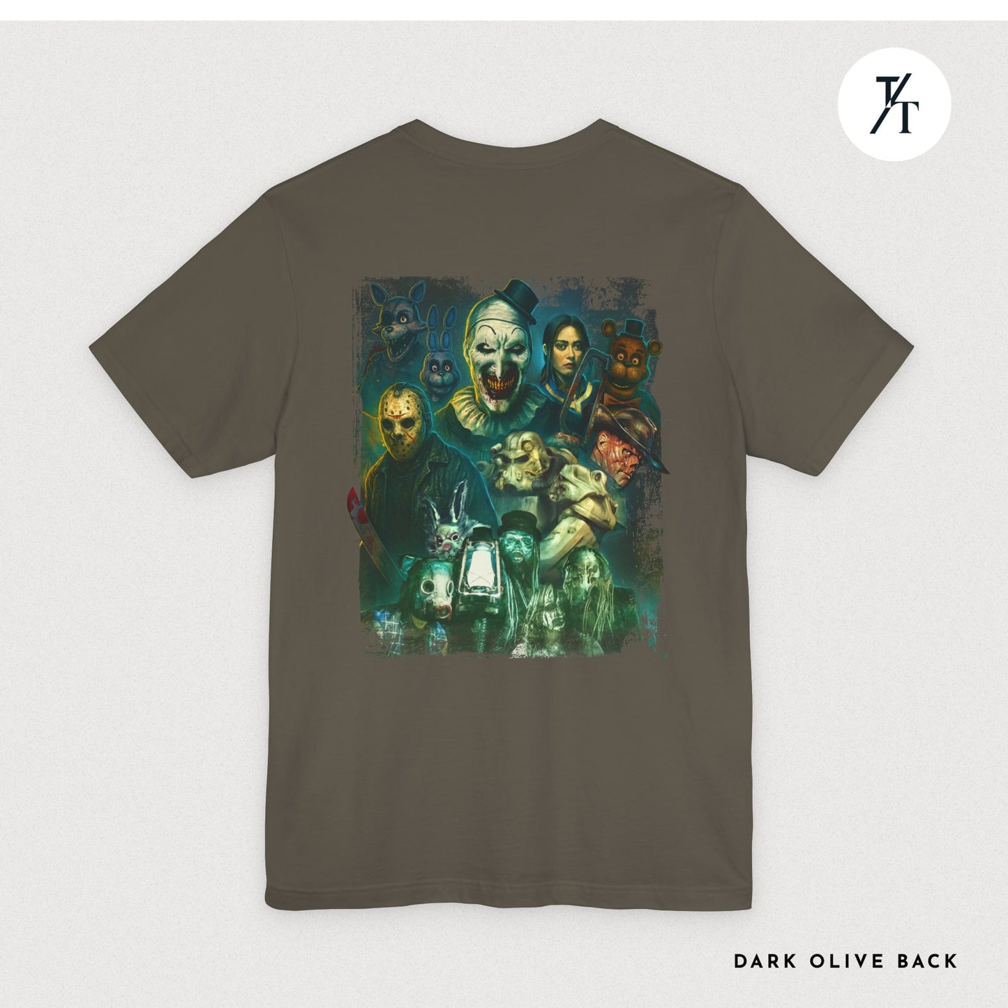 Exclusive Universal Studios Halloween Horror Nights 2025 Two-sided Original Design Horror Ensemble T-shirt