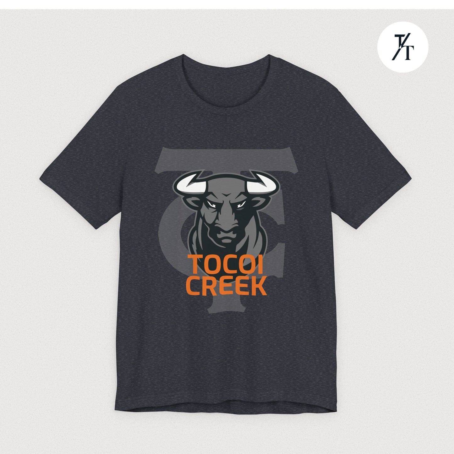 Mono Shadow Toro Tee – Tocoi Creek High School Bull Shirt