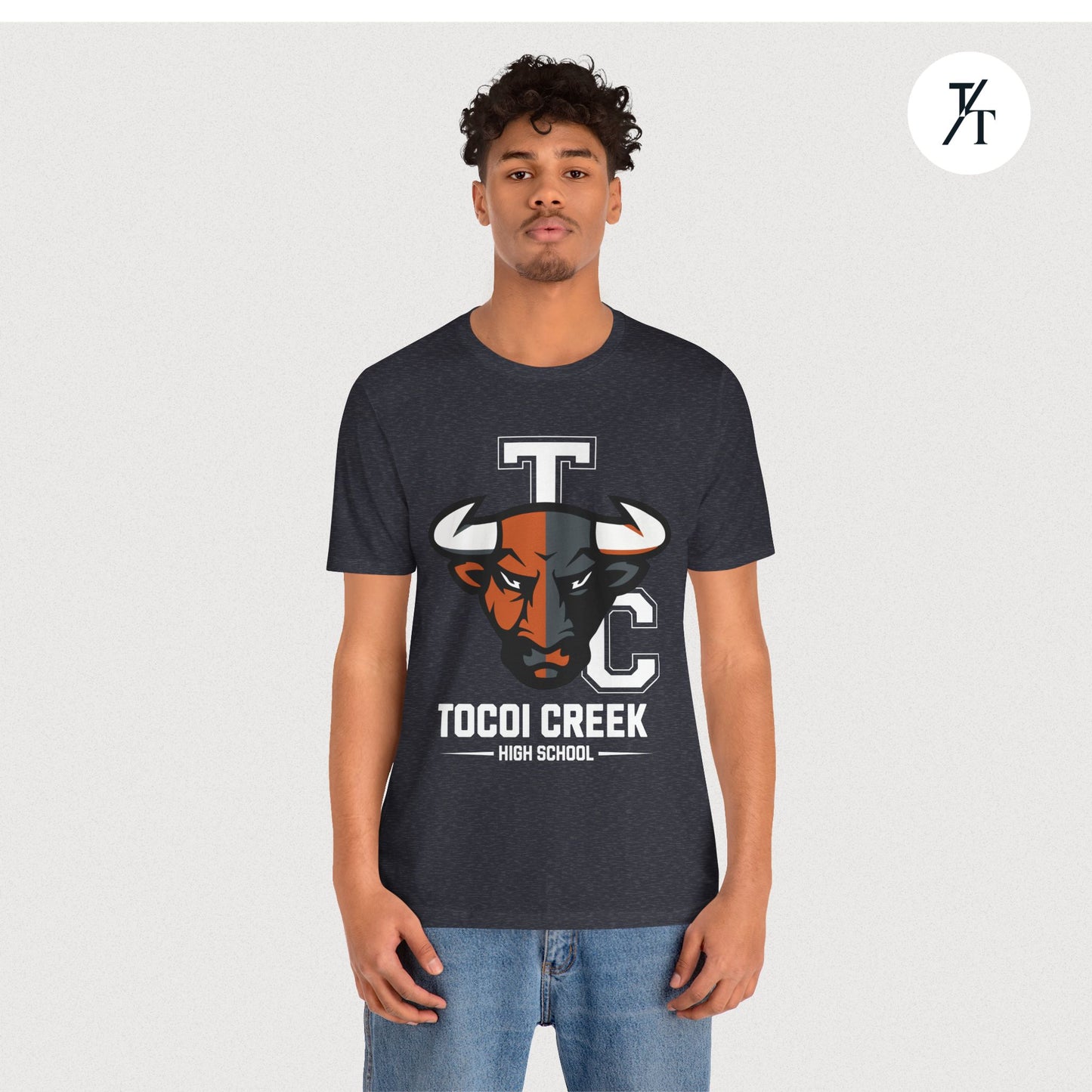 Split Face Toro Tee – Tocoi Creek High School Bull Shirt