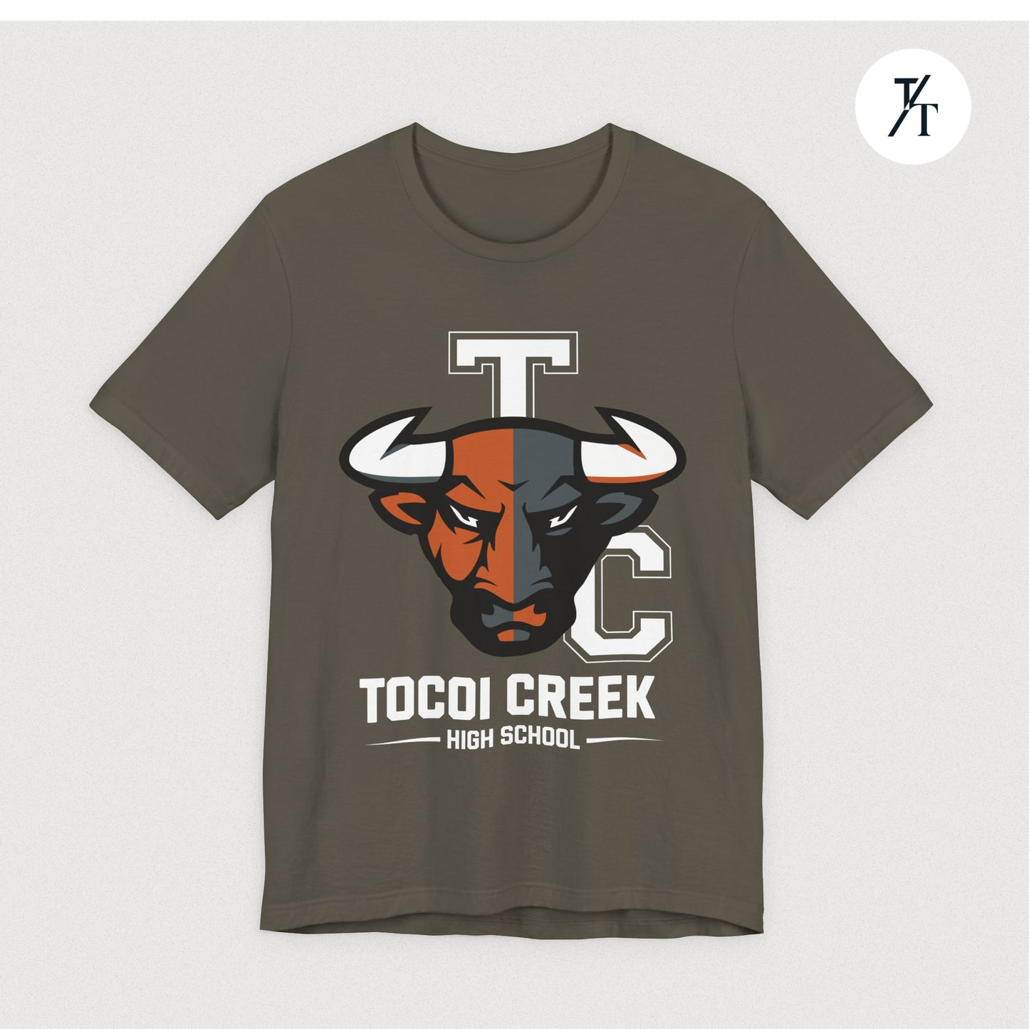 Split Face Toro Tee – Tocoi Creek High School Bull Shirt