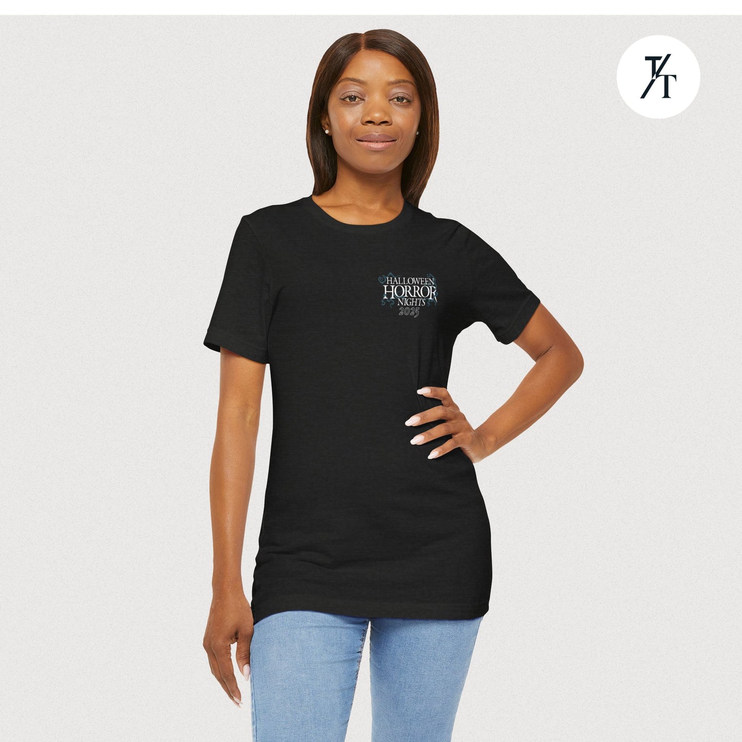 Exclusive Universal Studios Halloween Horror Nights 2025 Two-sided Original Design Horror Ensemble T-shirt