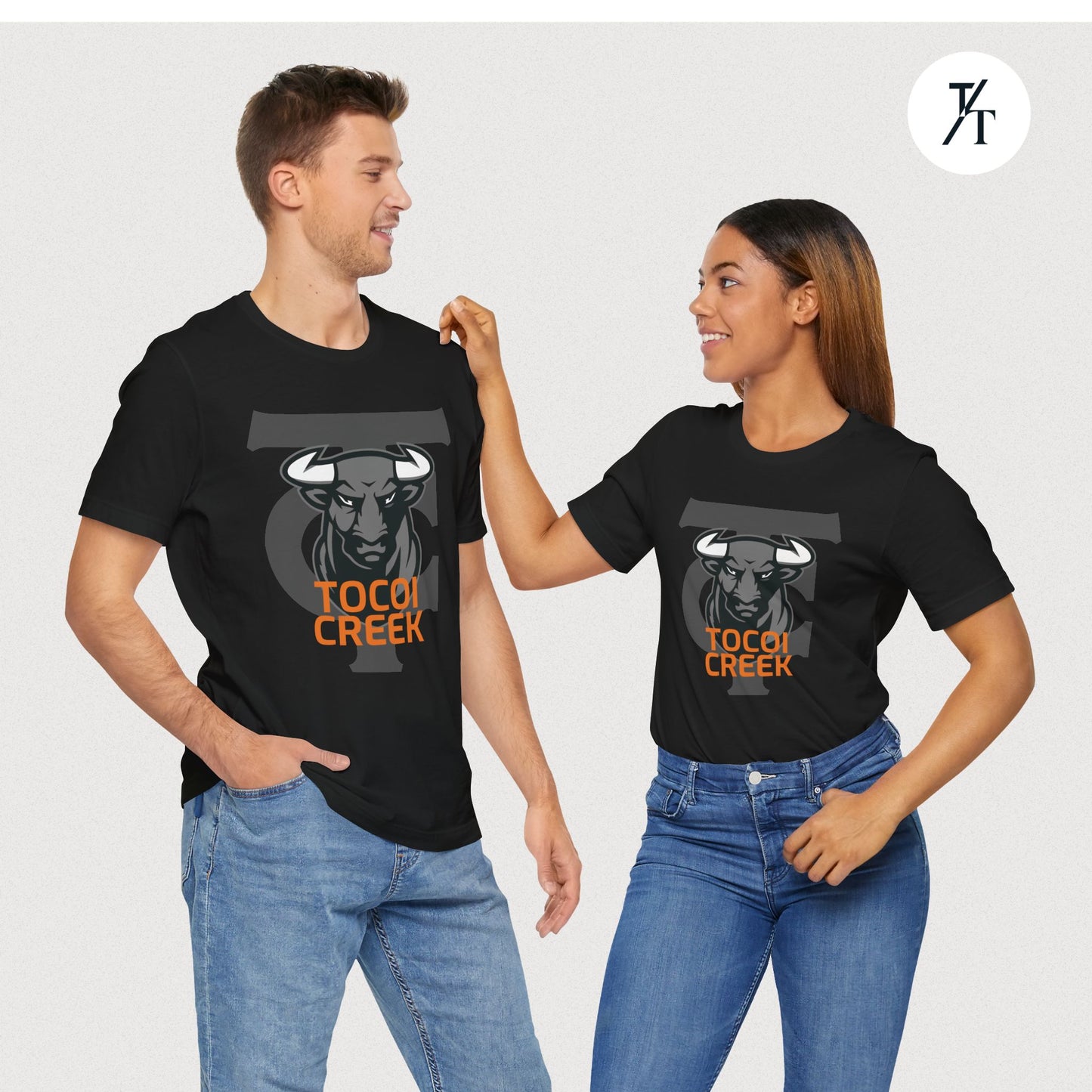 Mono Shadow Toro Tee – Tocoi Creek High School Bull Shirt