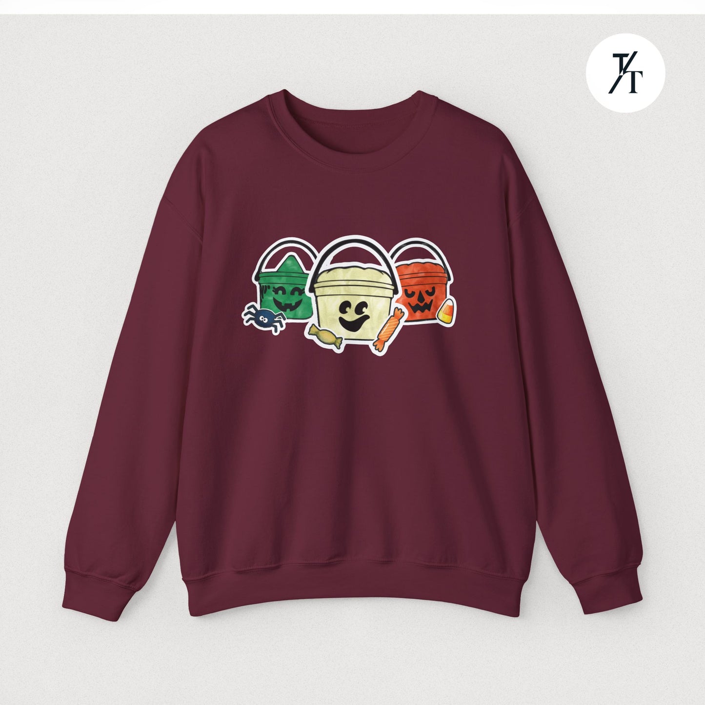 Retro Halloween McDonalds 'Boo Buckets' women's sweatshirt,