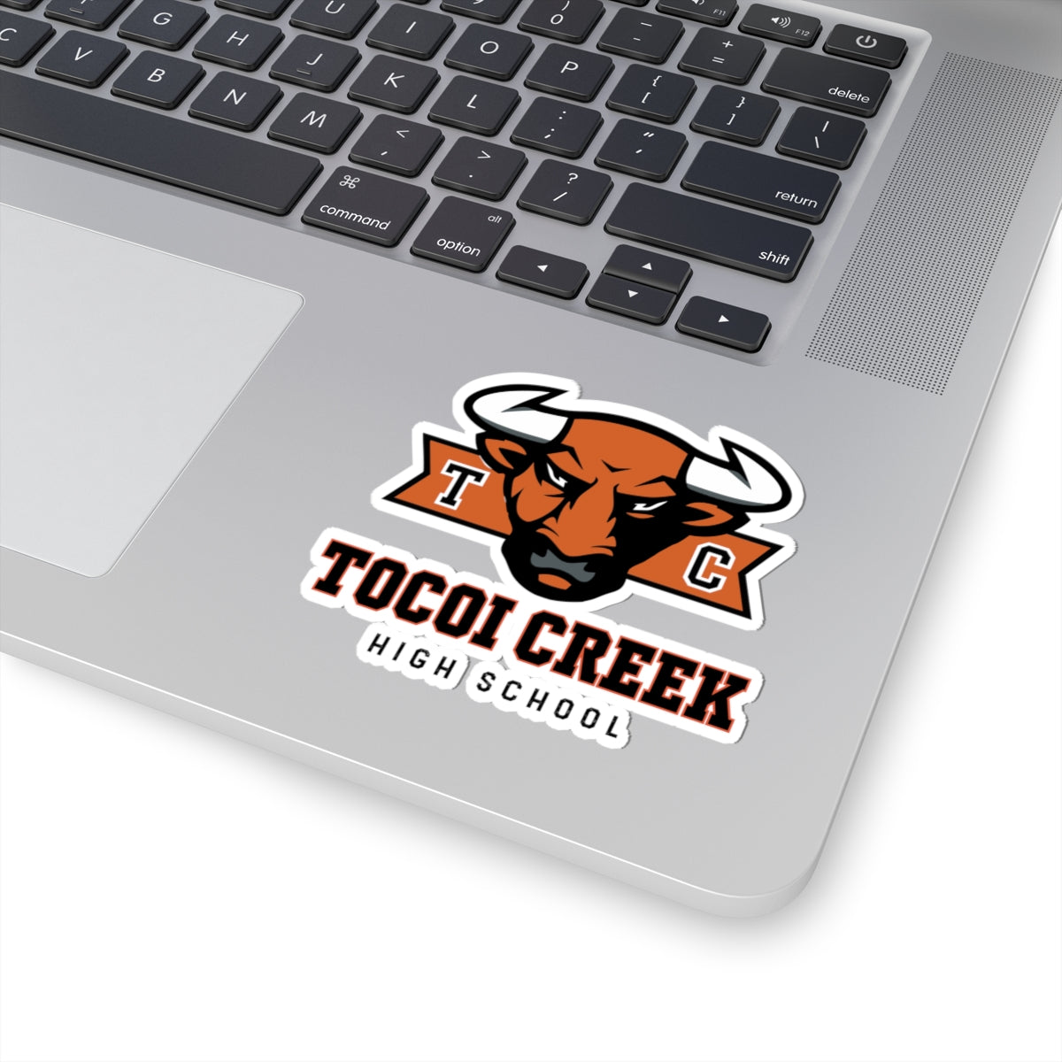 TC Toro Block Head Sticker – Tocoi Creek Bull Mascot Decal