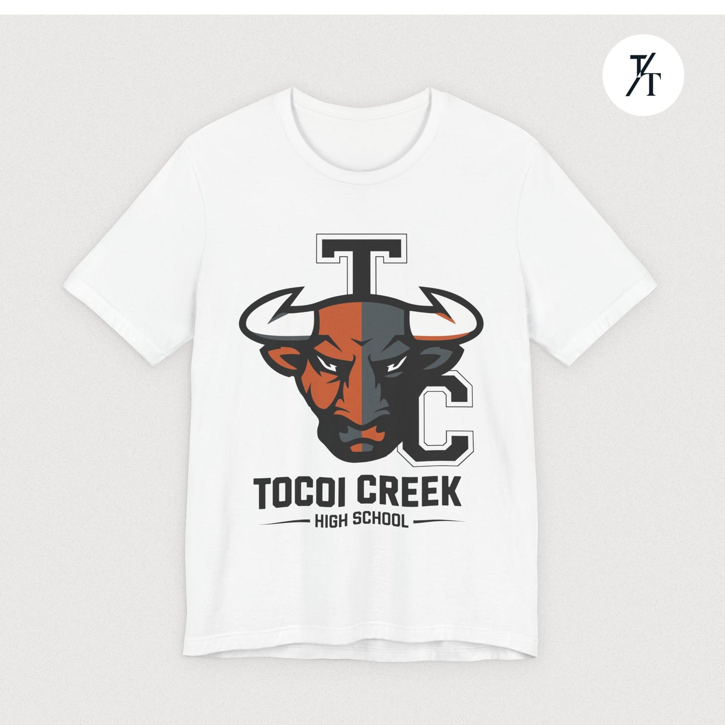 Split Face Toro Tee – Tocoi Creek High School Bull Shirt