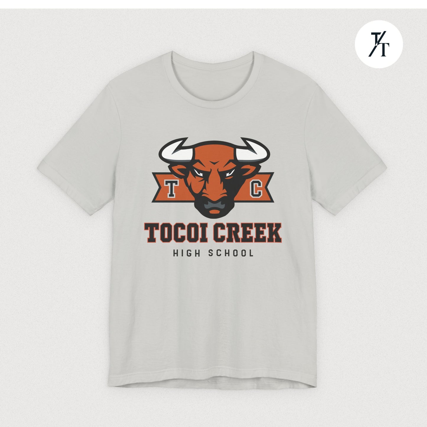 TC Toro Block Head Tee – Tocoi Creek High School Spirit Shirt