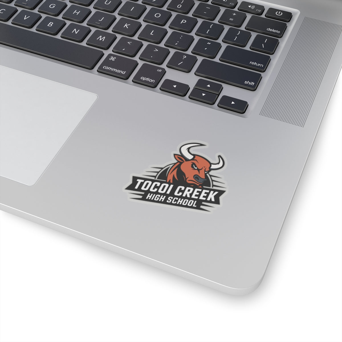 Angled Toro Mascot Sticker – Tocoi Creek Spirit Decal