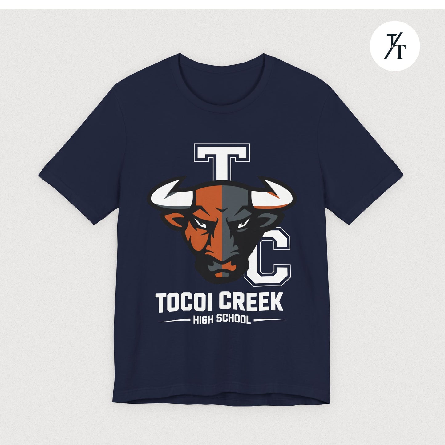 Split Face Toro Tee – Tocoi Creek High School Bull Shirt