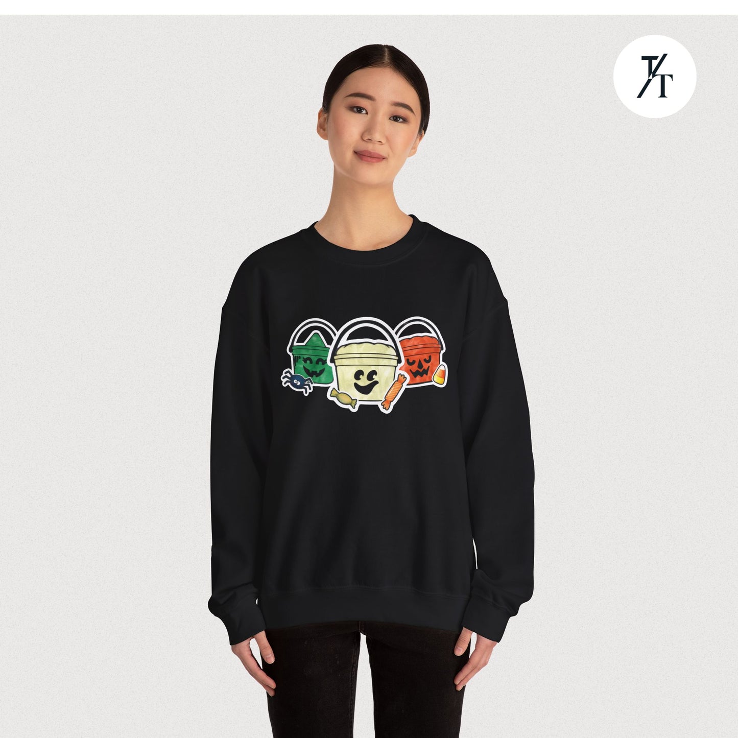 Retro Halloween McDonalds 'Boo Buckets' women's sweatshirt,