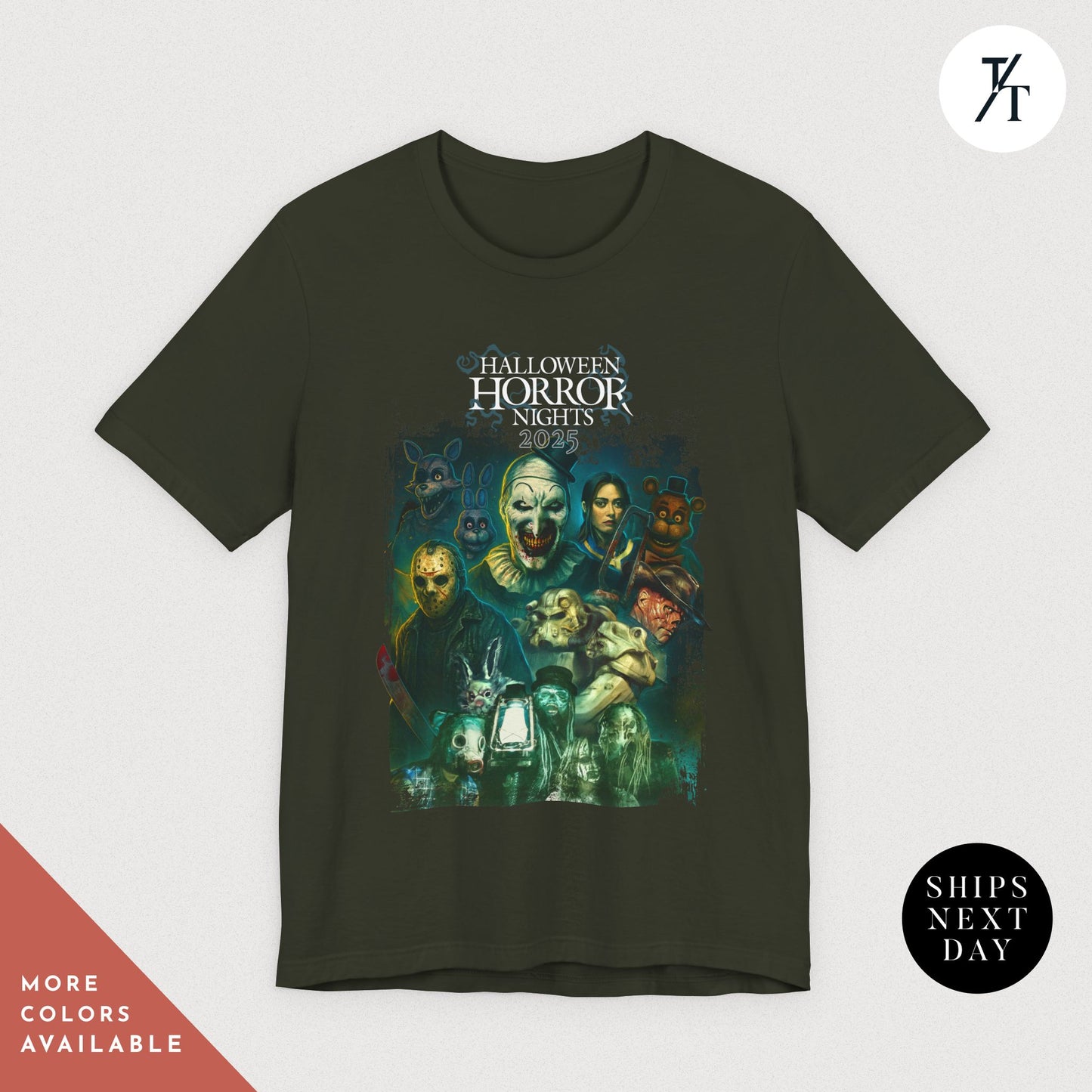 Horror Ensemble Tee - Universal Studios Halloween Horror Nights 2025 - 100% Exclusive Original Design