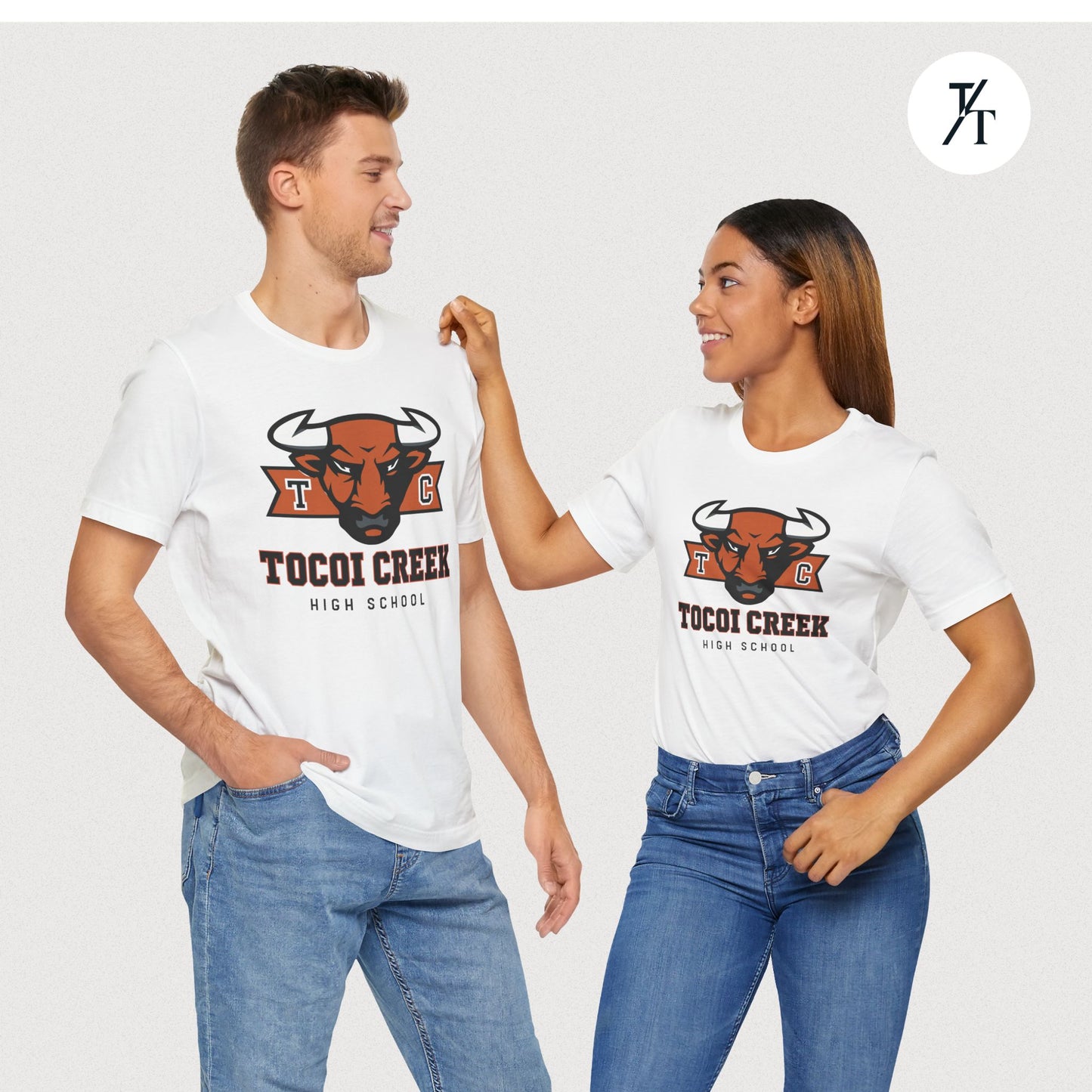 TC Toro Block Head Tee – Tocoi Creek High School Spirit Shirt