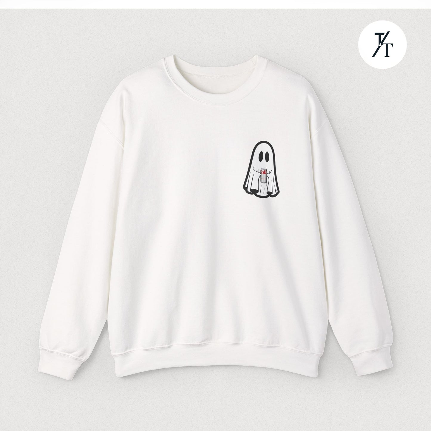 Cute Boo Ghost Diet Coke Halloween Spooky Sweatshirt