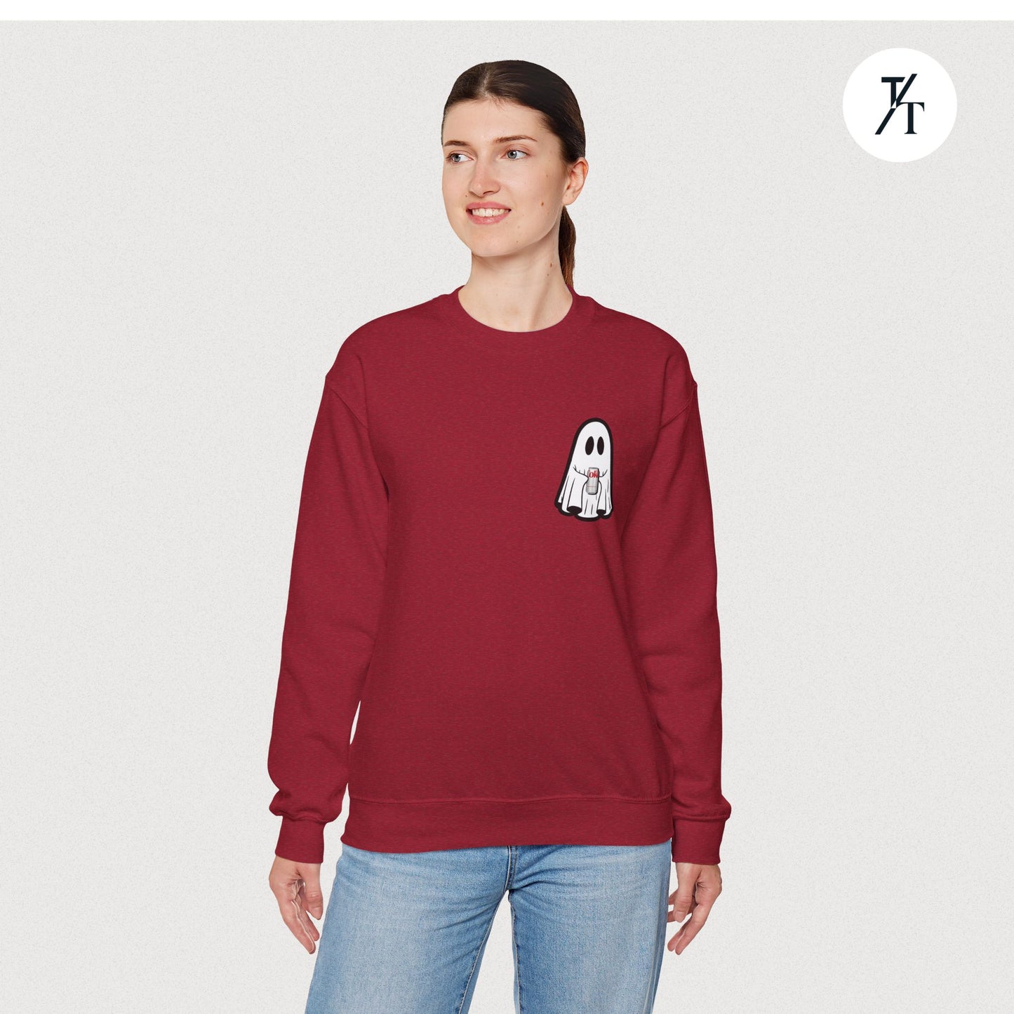 Cute Boo Ghost Diet Coke Halloween Spooky Sweatshirt