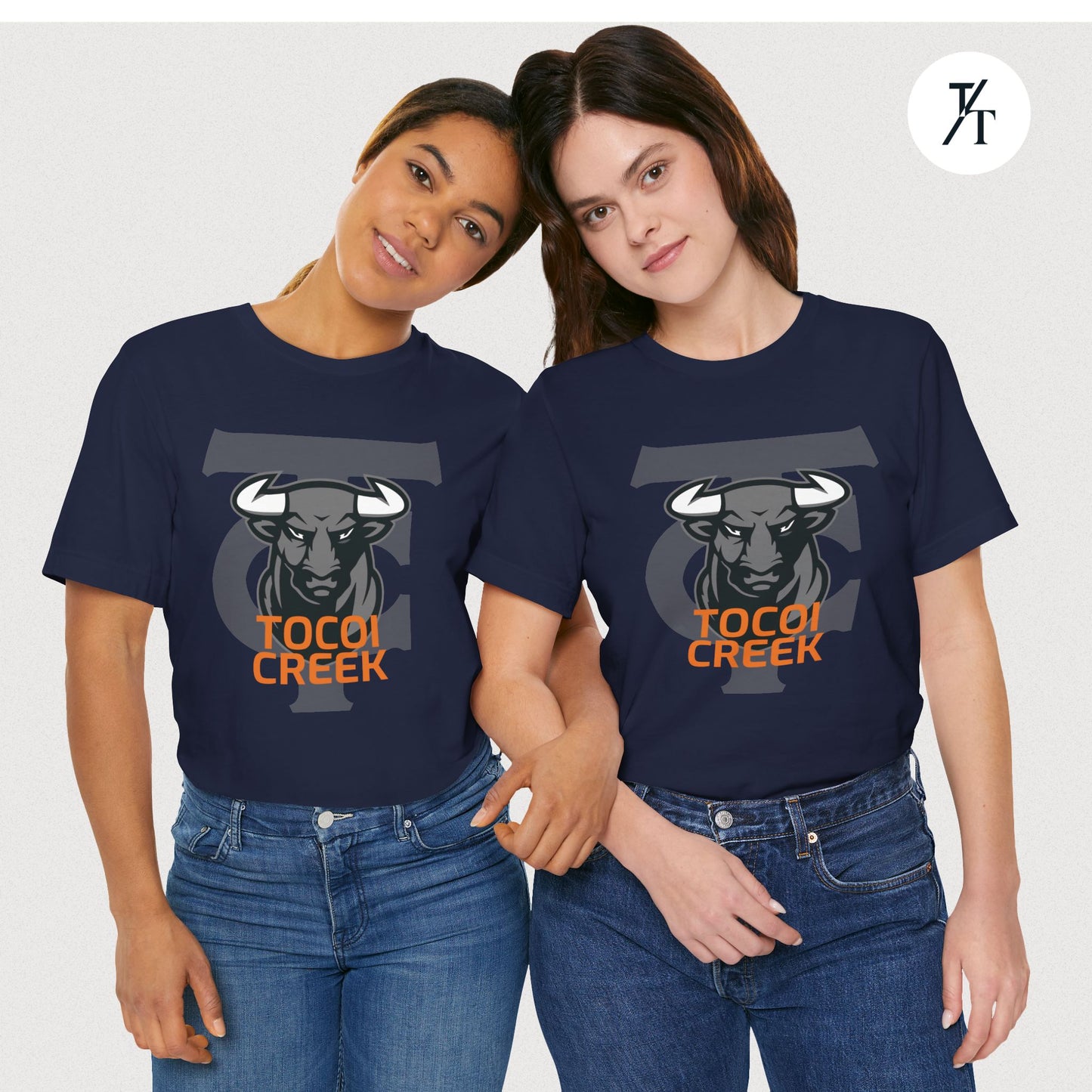 Mono Shadow Toro Tee – Tocoi Creek High School Bull Shirt