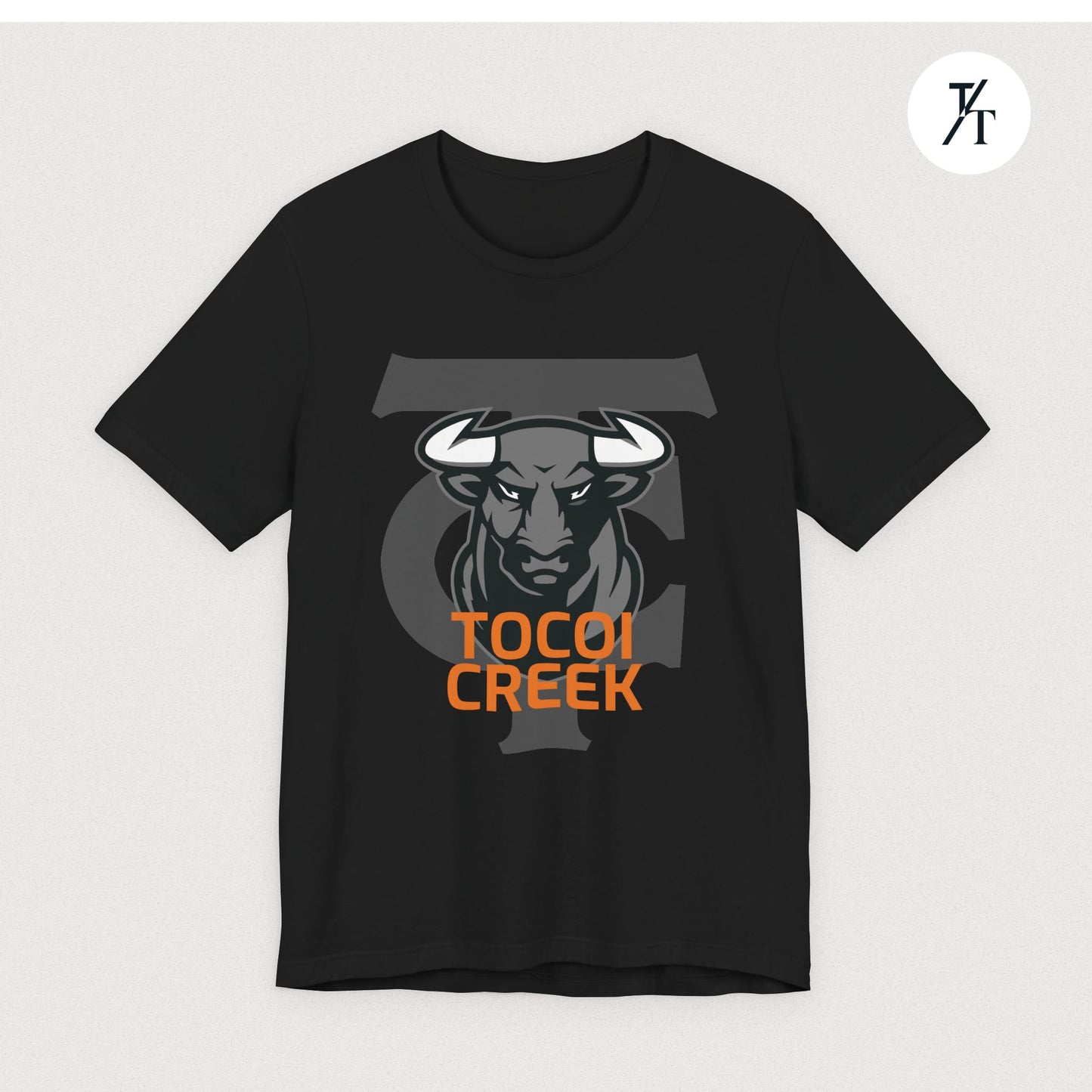 Mono Shadow Toro Tee – Tocoi Creek High School Bull Shirt