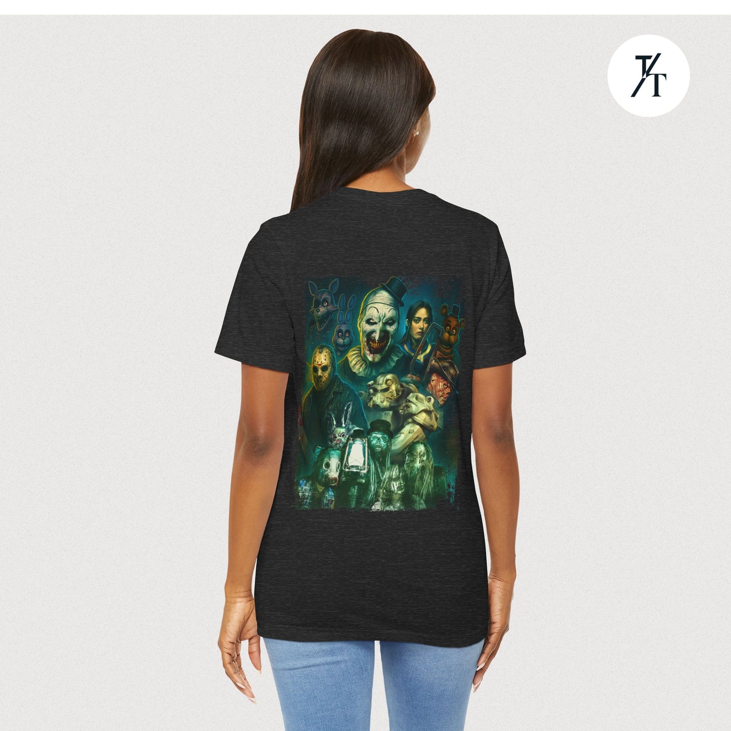 Exclusive Universal Studios Halloween Horror Nights 2025 Two-sided Original Design Horror Ensemble T-shirt