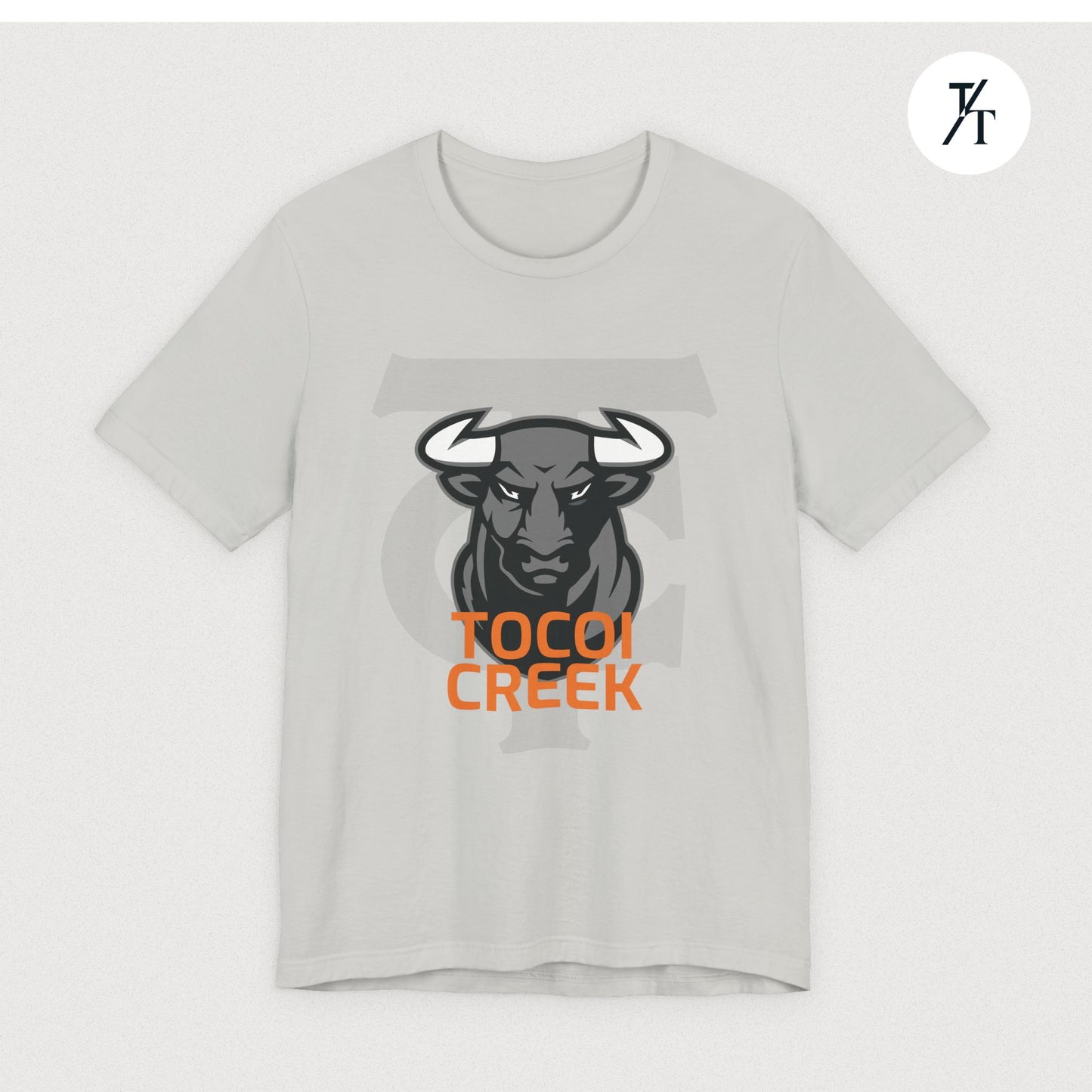Mono Shadow Toro Tee – Tocoi Creek High School Bull Shirt