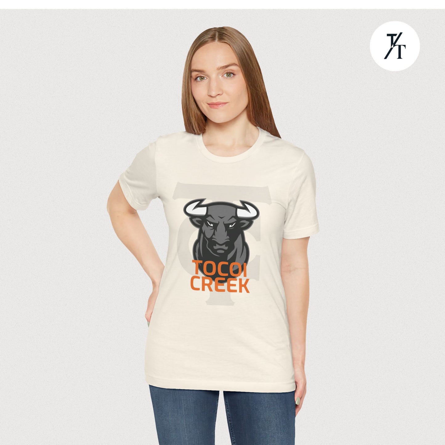 Mono Shadow Toro Tee – Tocoi Creek High School Bull Shirt