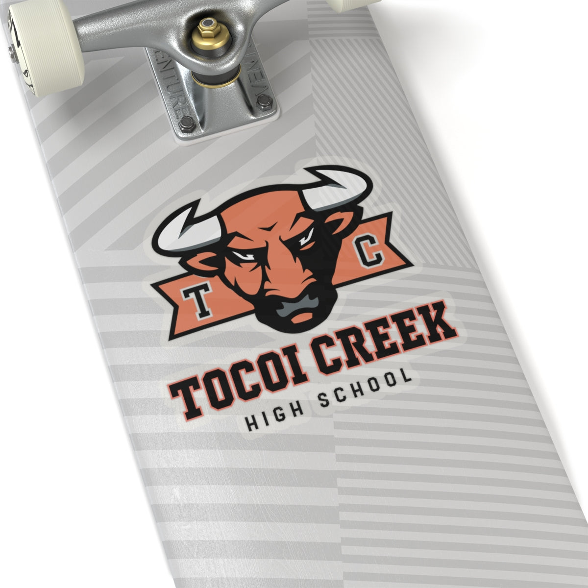 TC Toro Block Head Sticker – Tocoi Creek Bull Mascot Decal