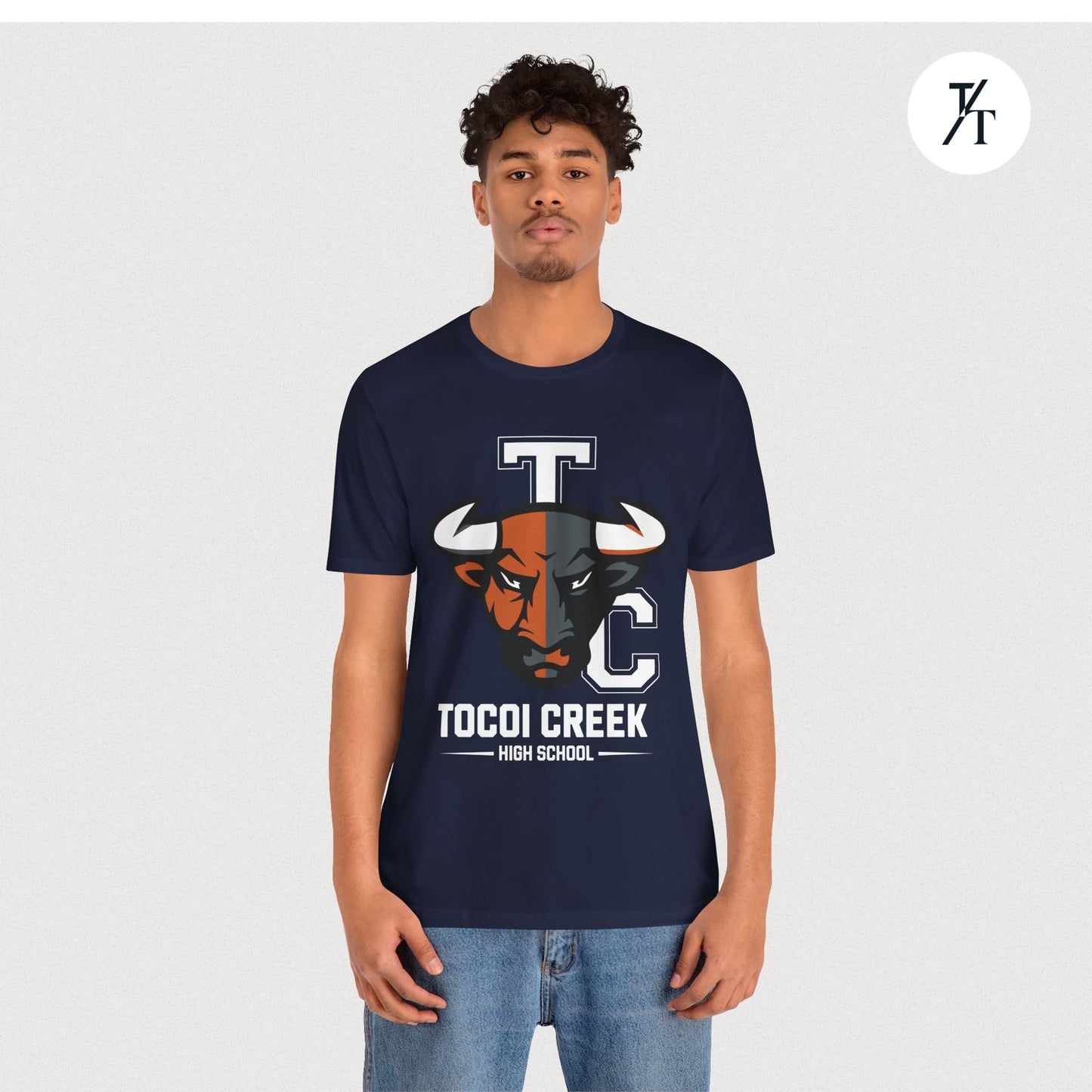 Split Face Toro Tee – Tocoi Creek High School Bull Shirt