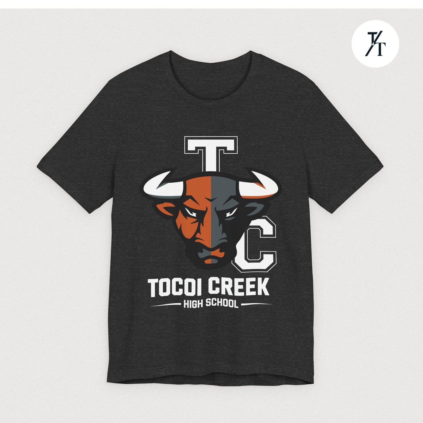 Split Face Toro Tee – Tocoi Creek High School Bull Shirt