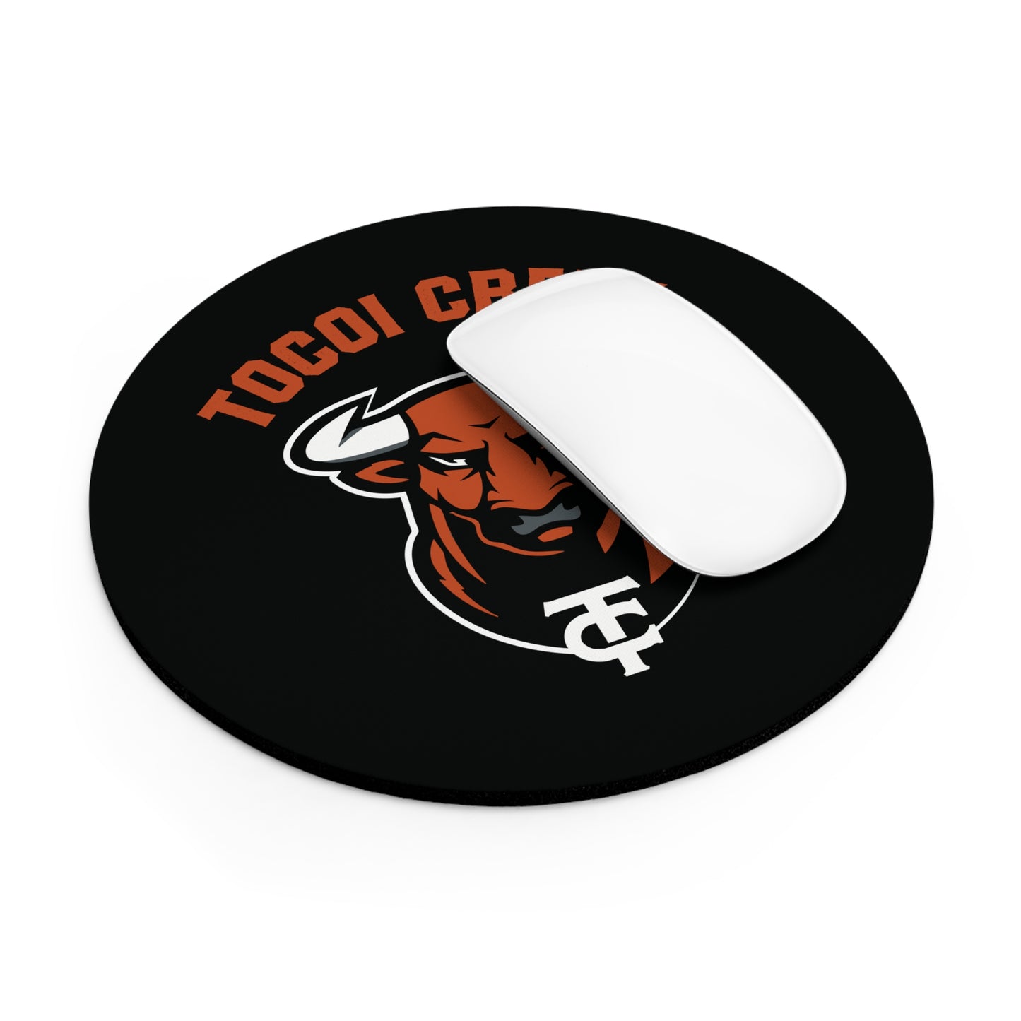 Tocoi Creek High School Mouse Pad – Toro Mascot Desk Mat (Round or Rectangle)