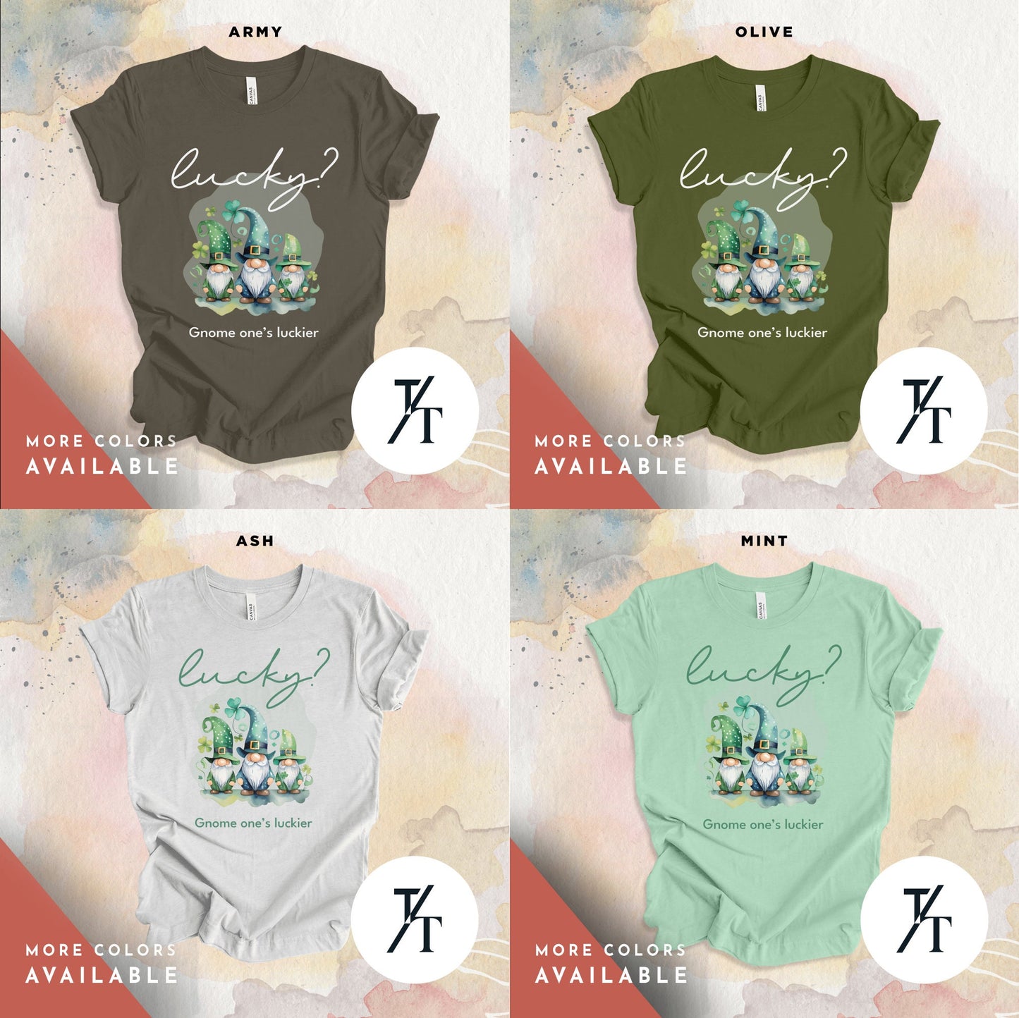 Happy St Patricks Day Gnomes Shirt Irish Lucky Tee