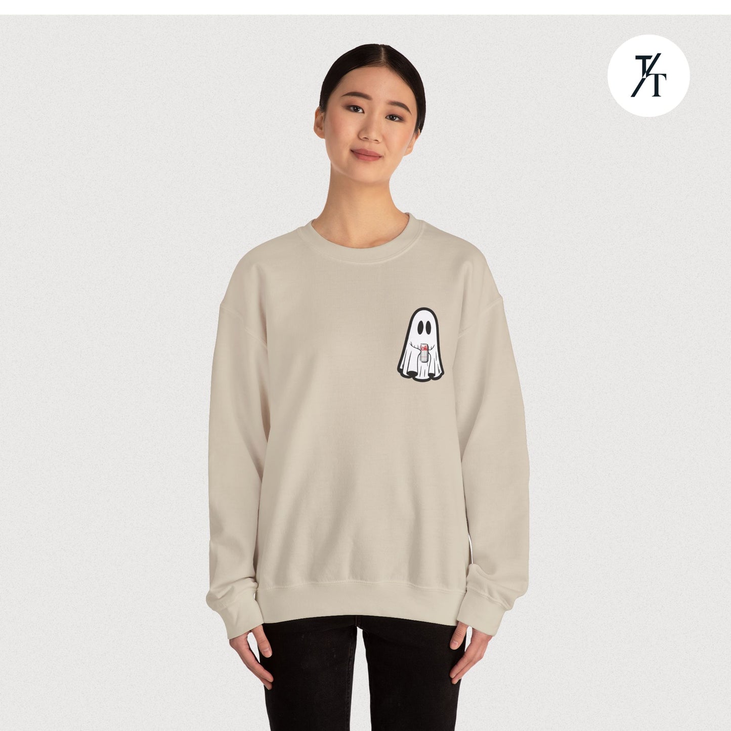 Cute Boo Ghost Diet Coke Halloween Spooky Sweatshirt