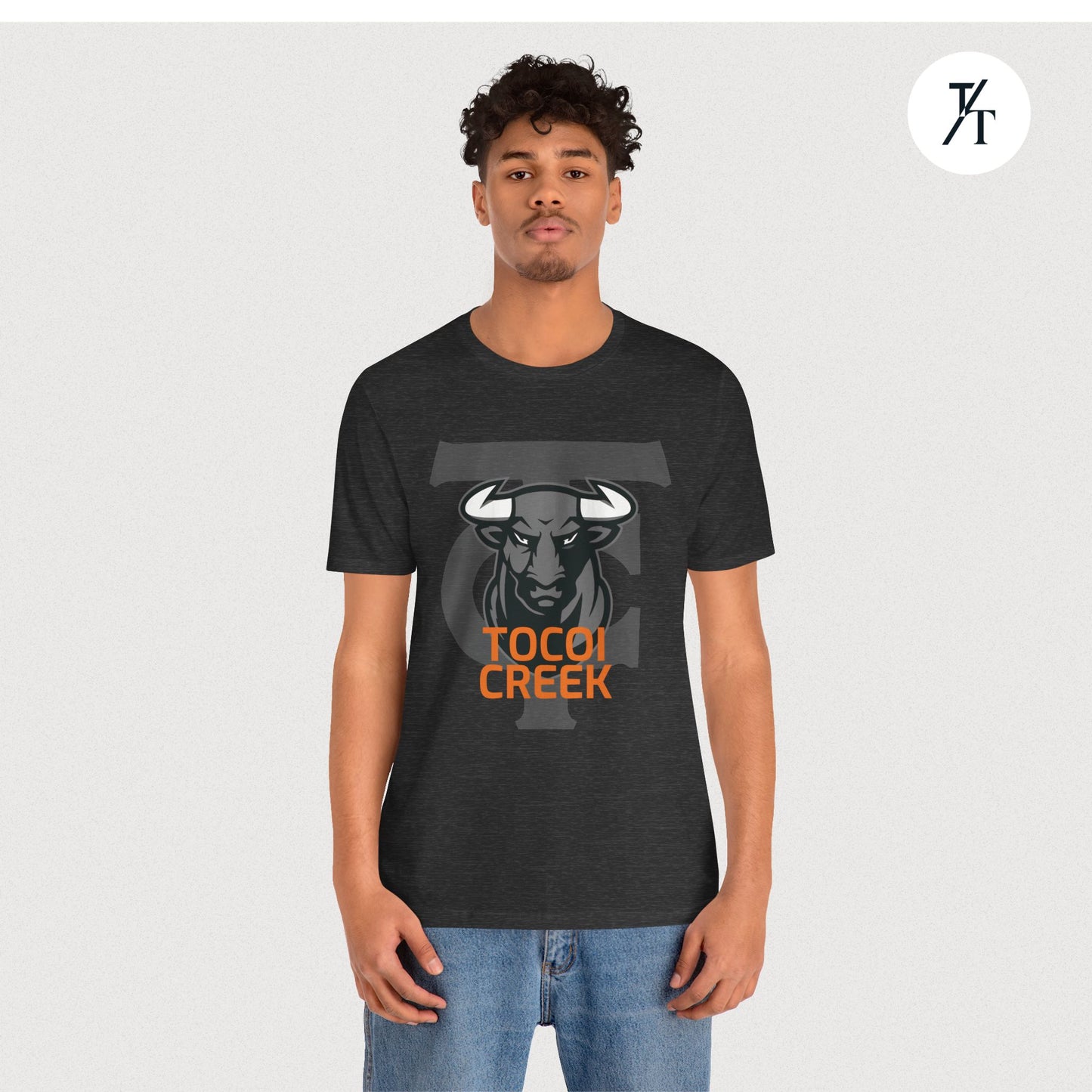 Mono Shadow Toro Tee – Tocoi Creek High School Bull Shirt