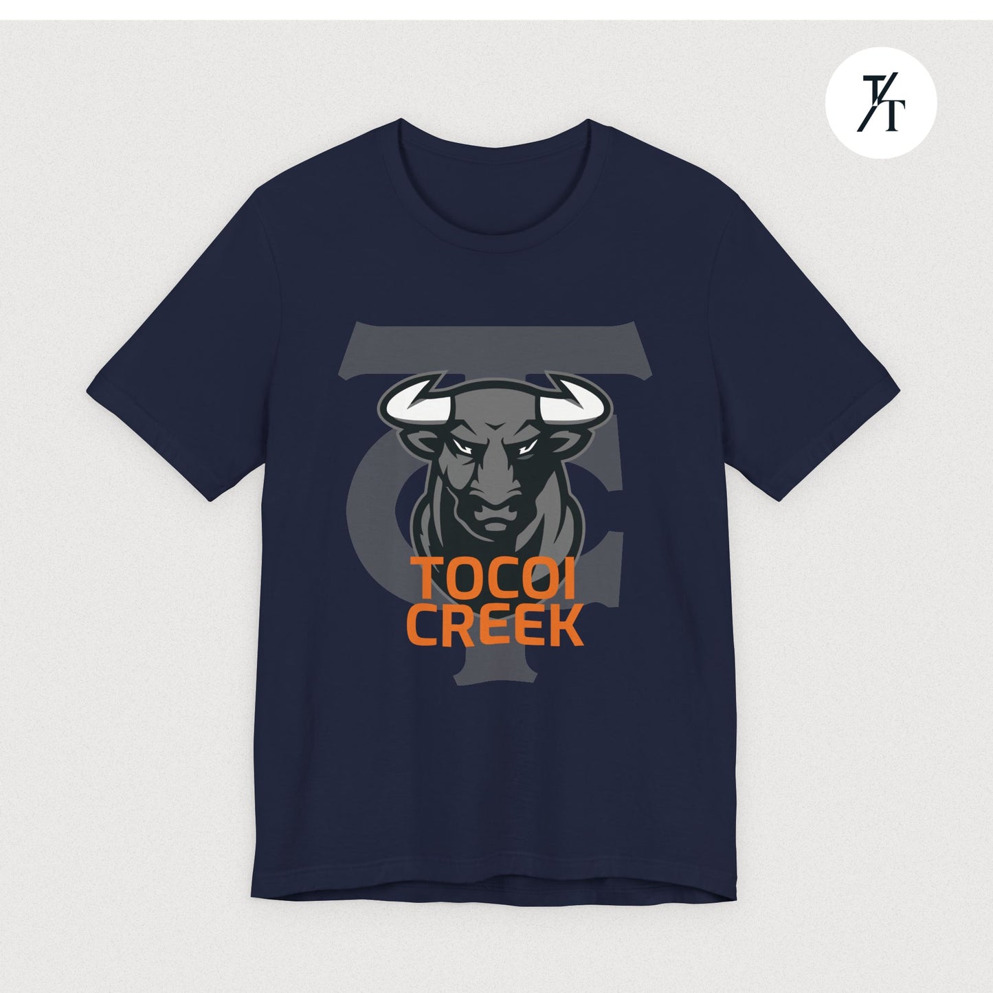 Mono Shadow Toro Tee – Tocoi Creek High School Bull Shirt