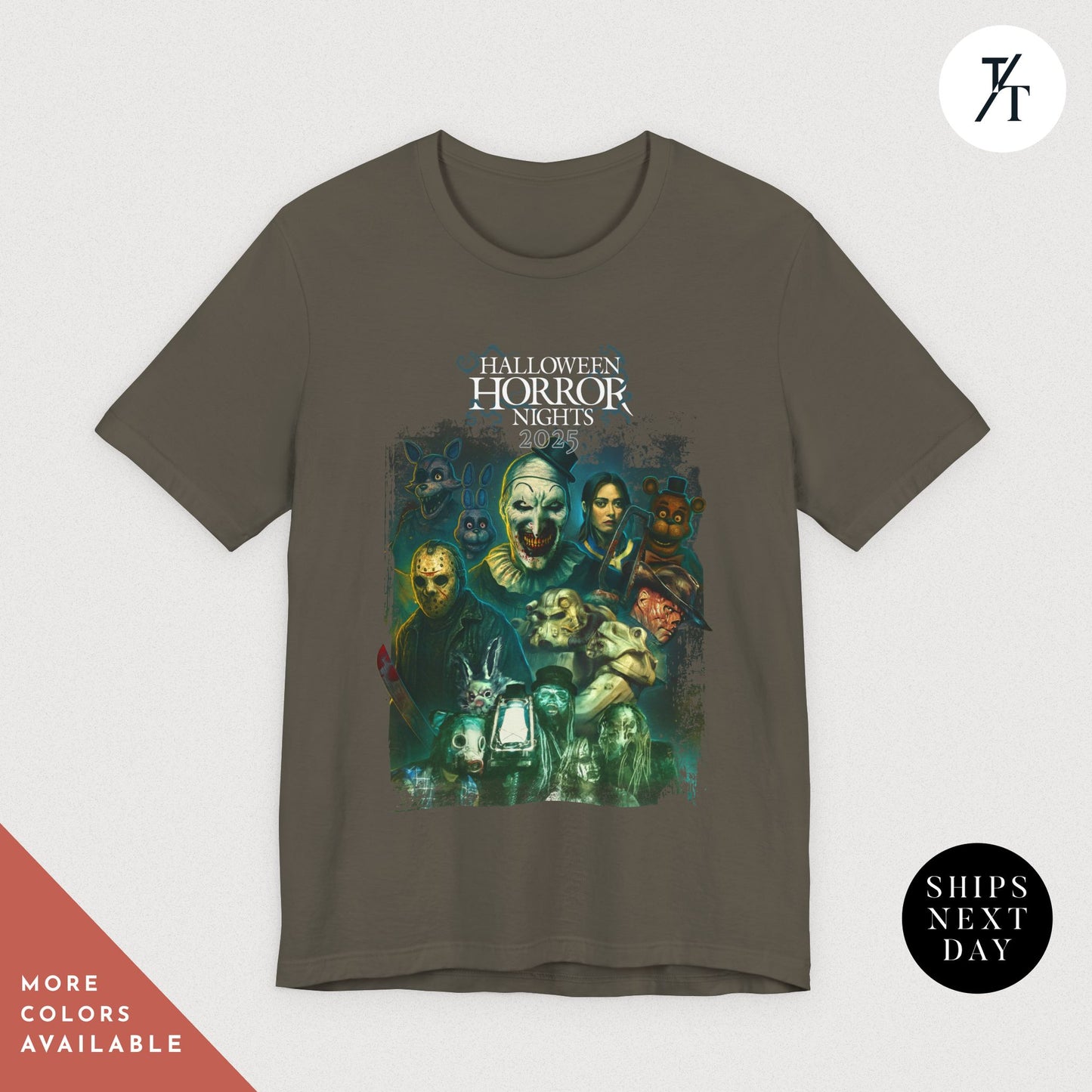 Horror Ensemble Tee - Universal Studios Halloween Horror Nights 2025 - 100% Exclusive Original Design