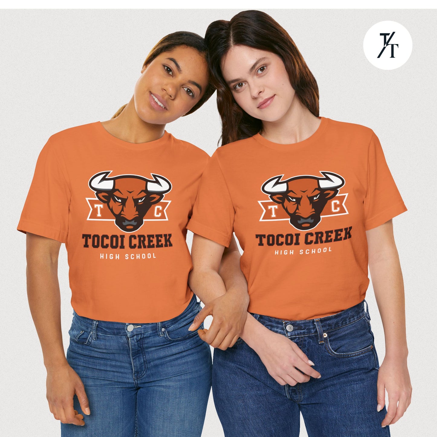 TC Toro Block Head Tee – Tocoi Creek High School Spirit Shirt