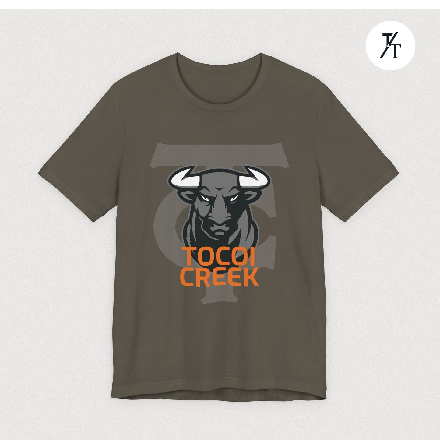 Mono Shadow Toro Tee – Tocoi Creek High School Bull Shirt