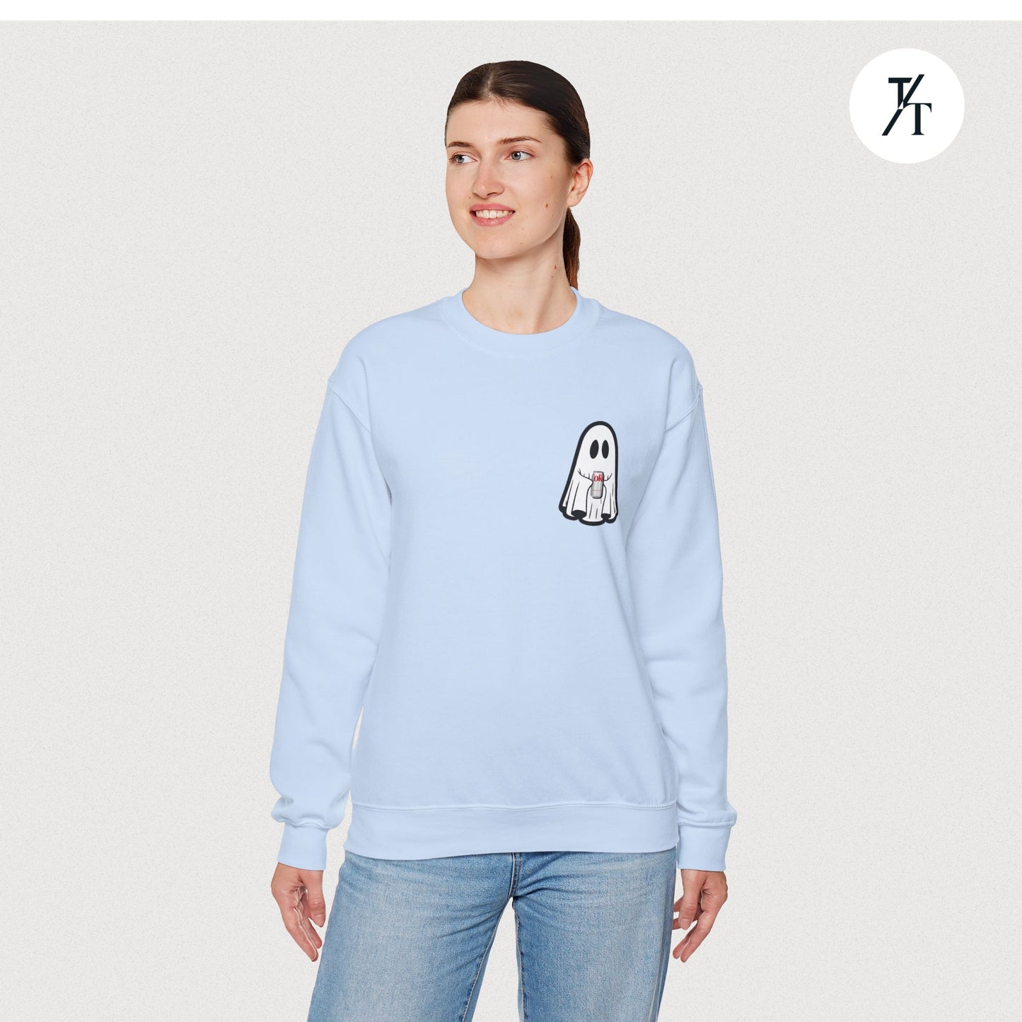Cute Boo Ghost Diet Coke Halloween Spooky Sweatshirt