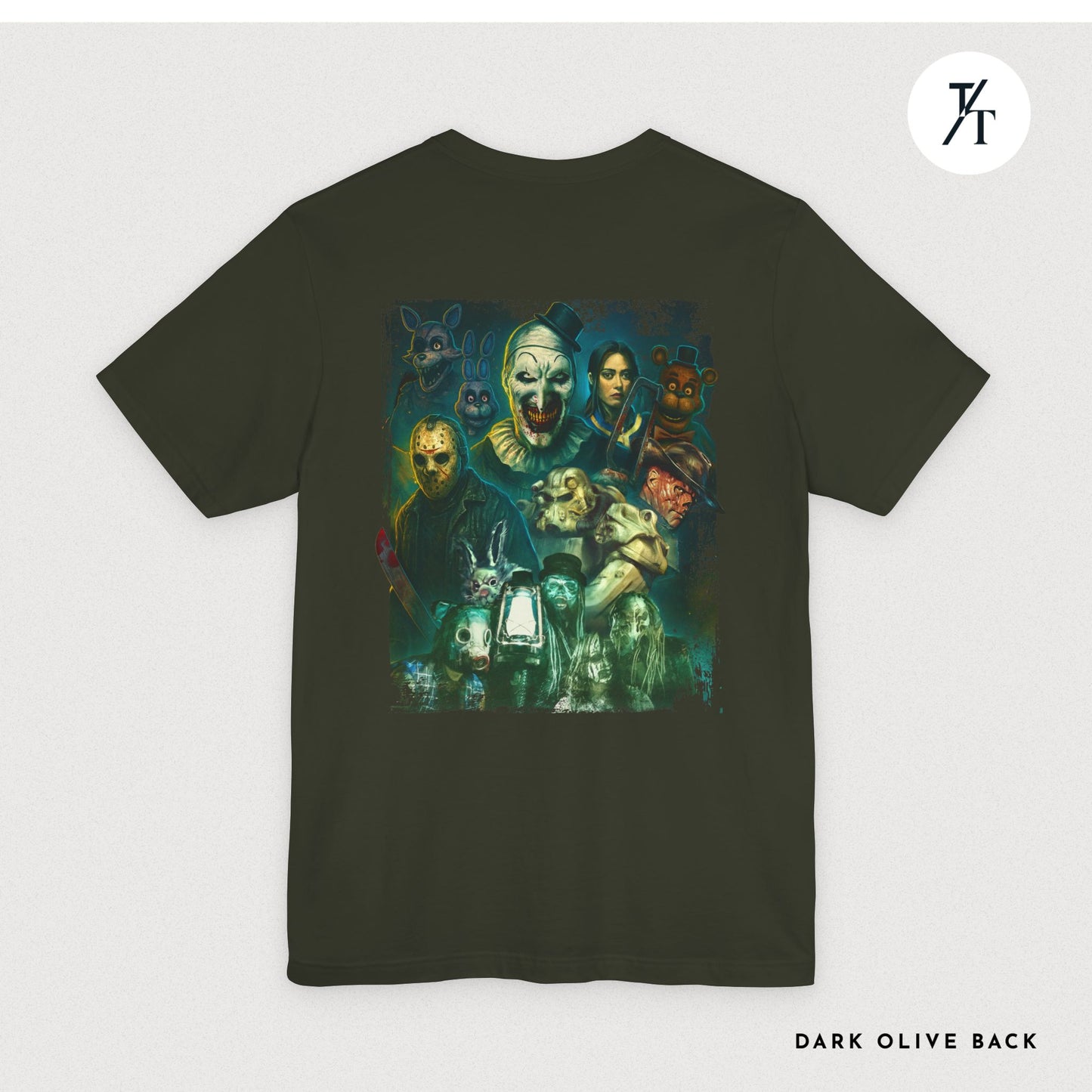 Exclusive Universal Studios Halloween Horror Nights 2025 Two-sided Original Design Horror Ensemble T-shirt