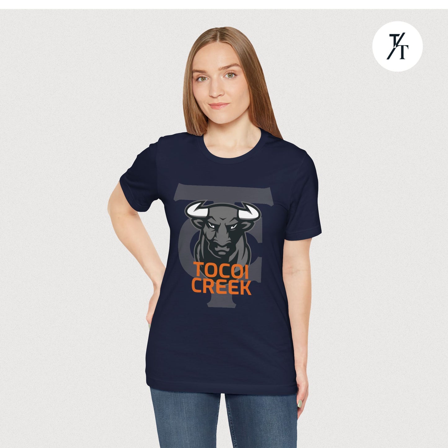 Mono Shadow Toro Tee – Tocoi Creek High School Bull Shirt