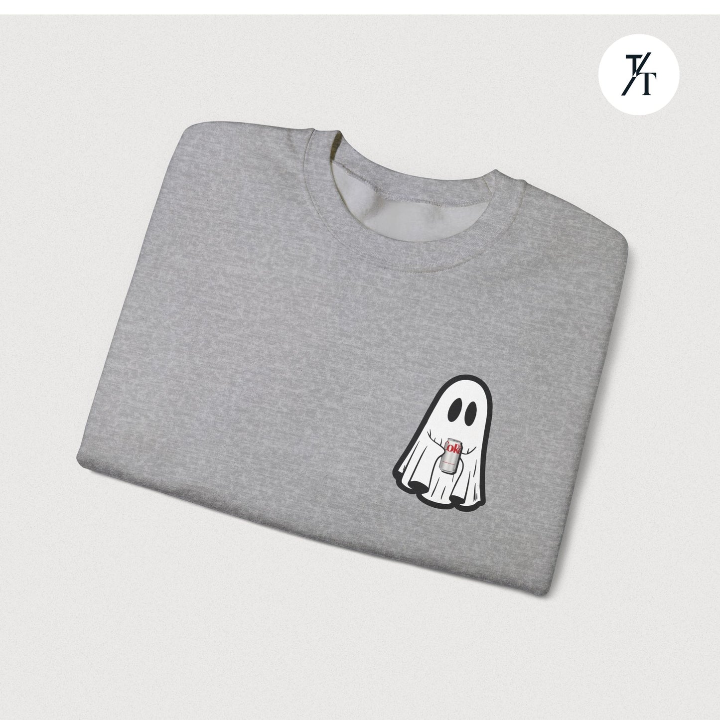 Cute Boo Ghost Diet Coke Halloween Spooky Sweatshirt