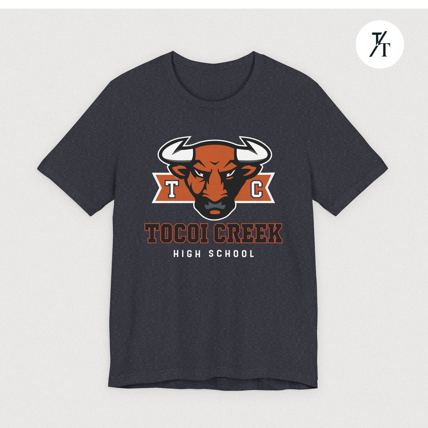 TC Toro Block Head Tee – Tocoi Creek High School Spirit Shirt