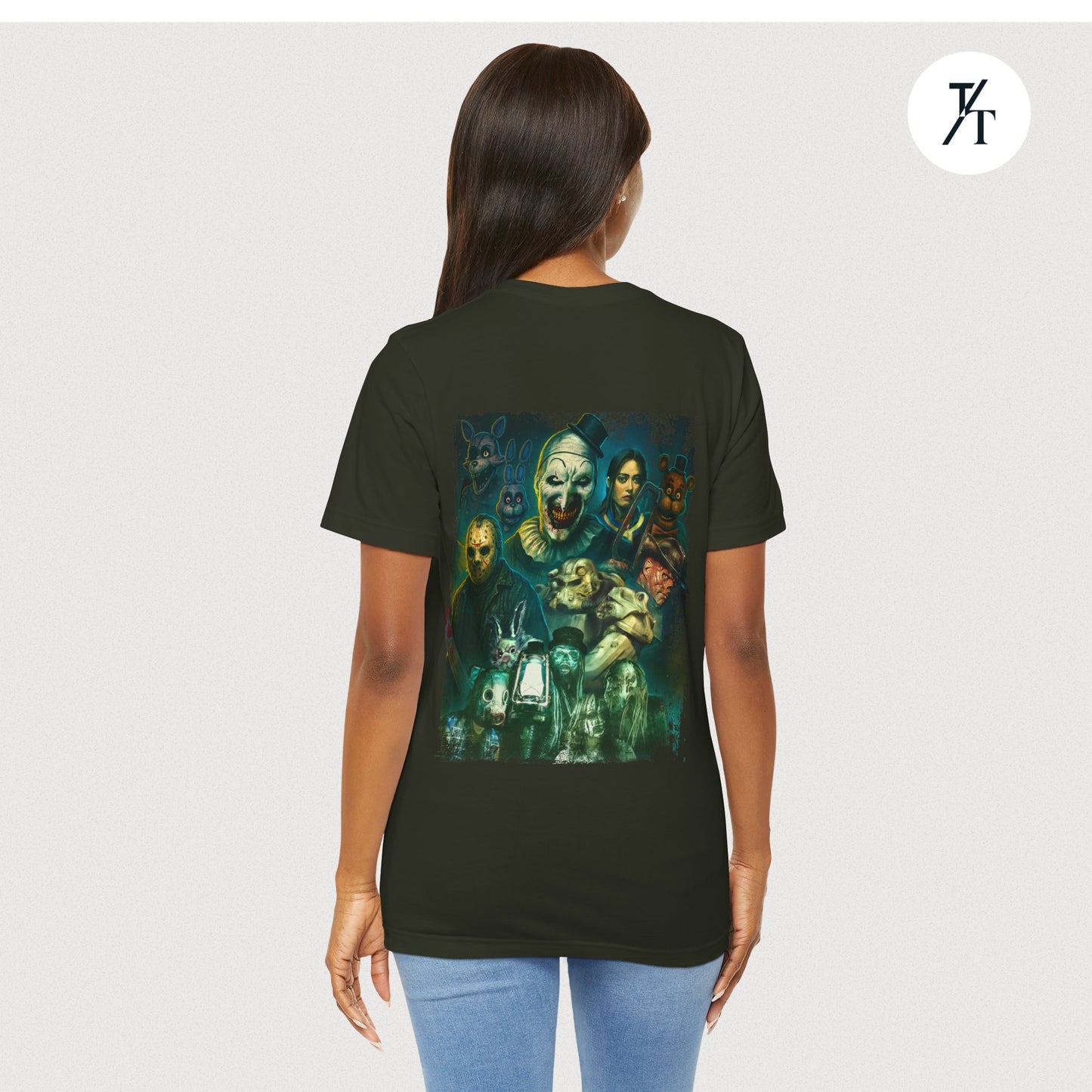 Exclusive Universal Studios Halloween Horror Nights 2025 Two-sided Original Design Horror Ensemble T-shirt