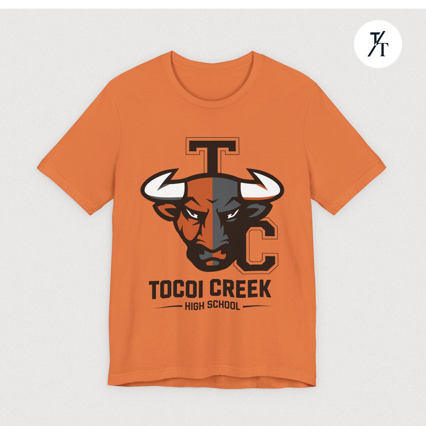 Split Face Toro Tee – Tocoi Creek High School Bull Shirt