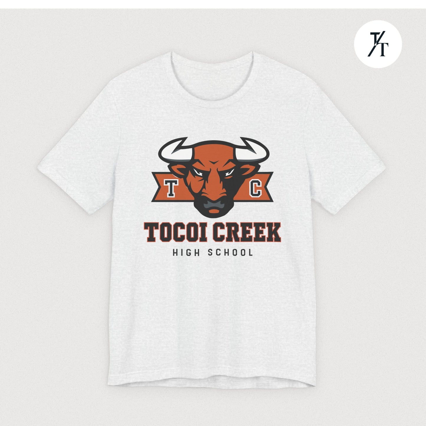 TC Toro Block Head Tee – Tocoi Creek High School Spirit Shirt