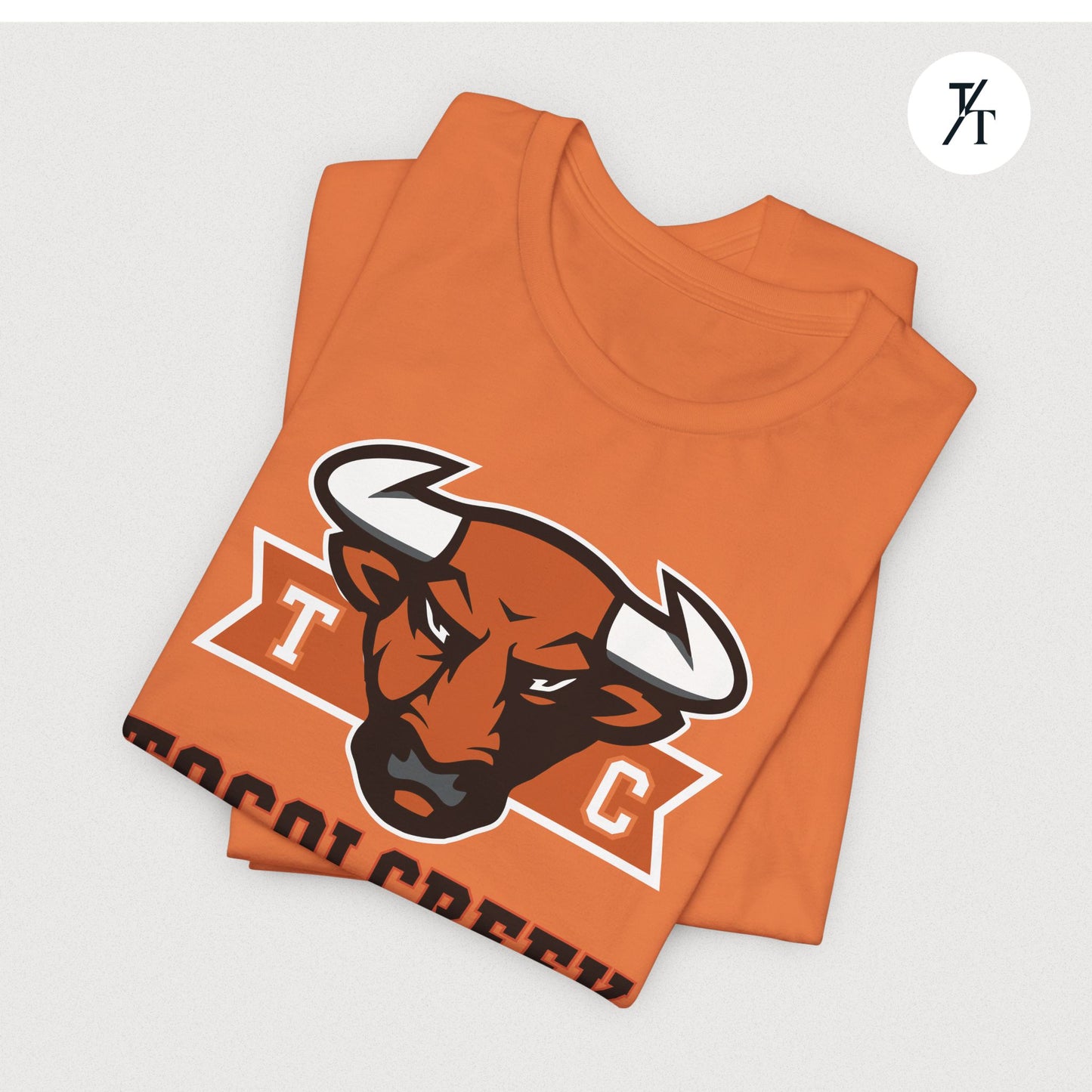 TC Toro Block Head Tee – Tocoi Creek High School Spirit Shirt